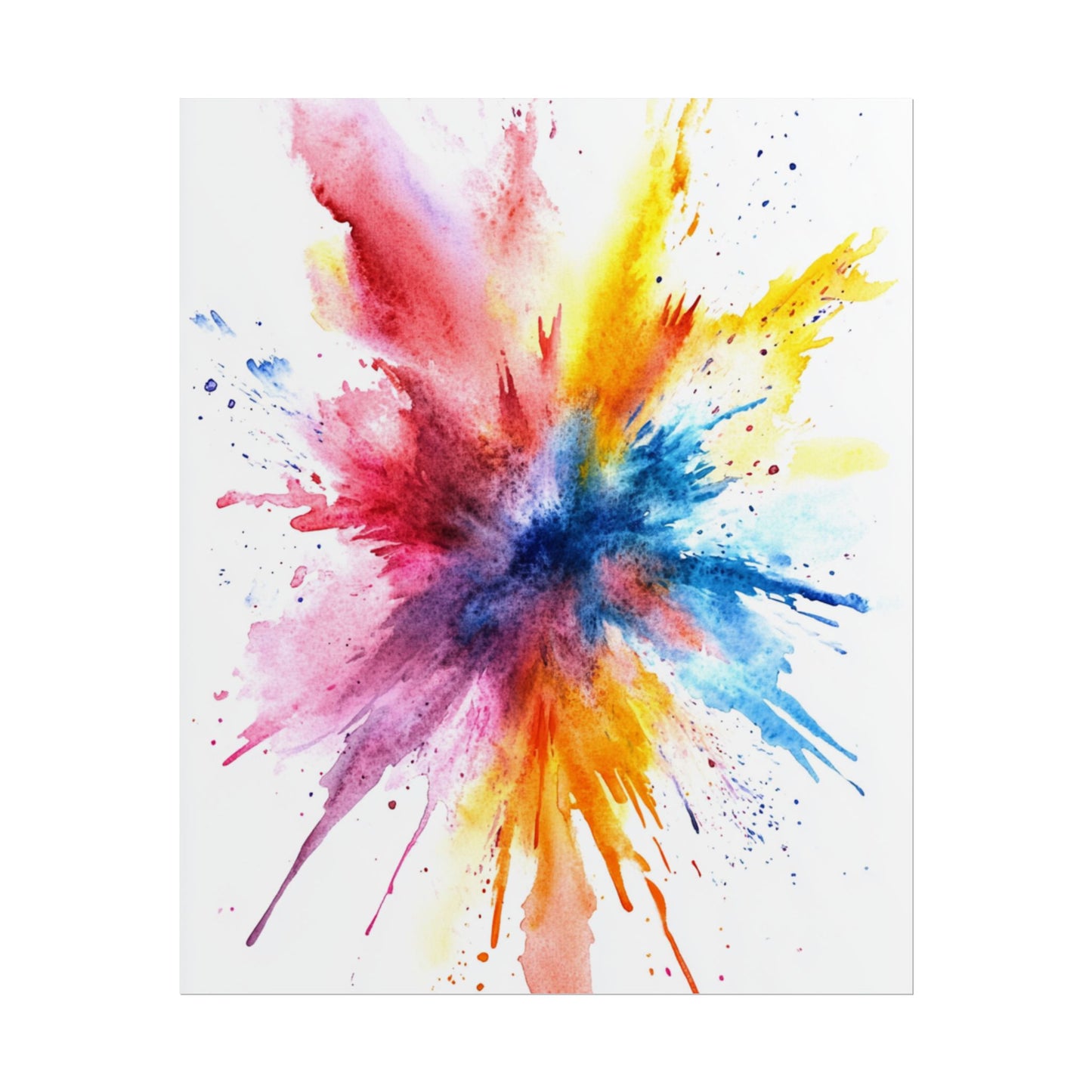 Explosion of Colour - Vibrant Abstract Burst Art