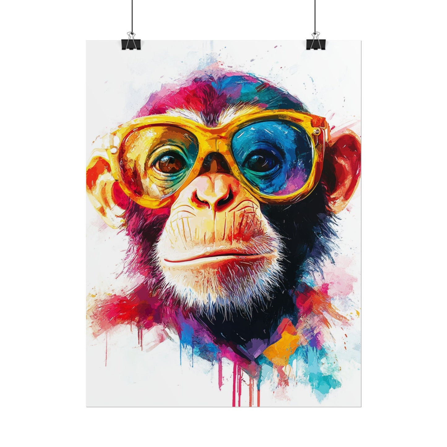 Cool Chimp - Abstract Art with a Splash of Colour