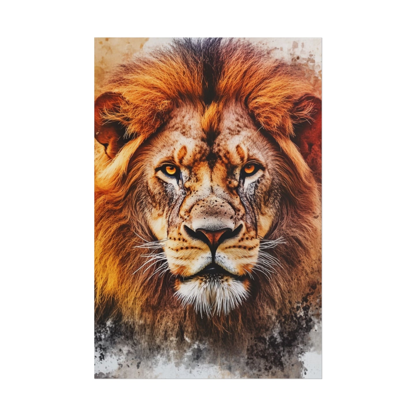 Regal Majesty - Abstract Lion Art Print