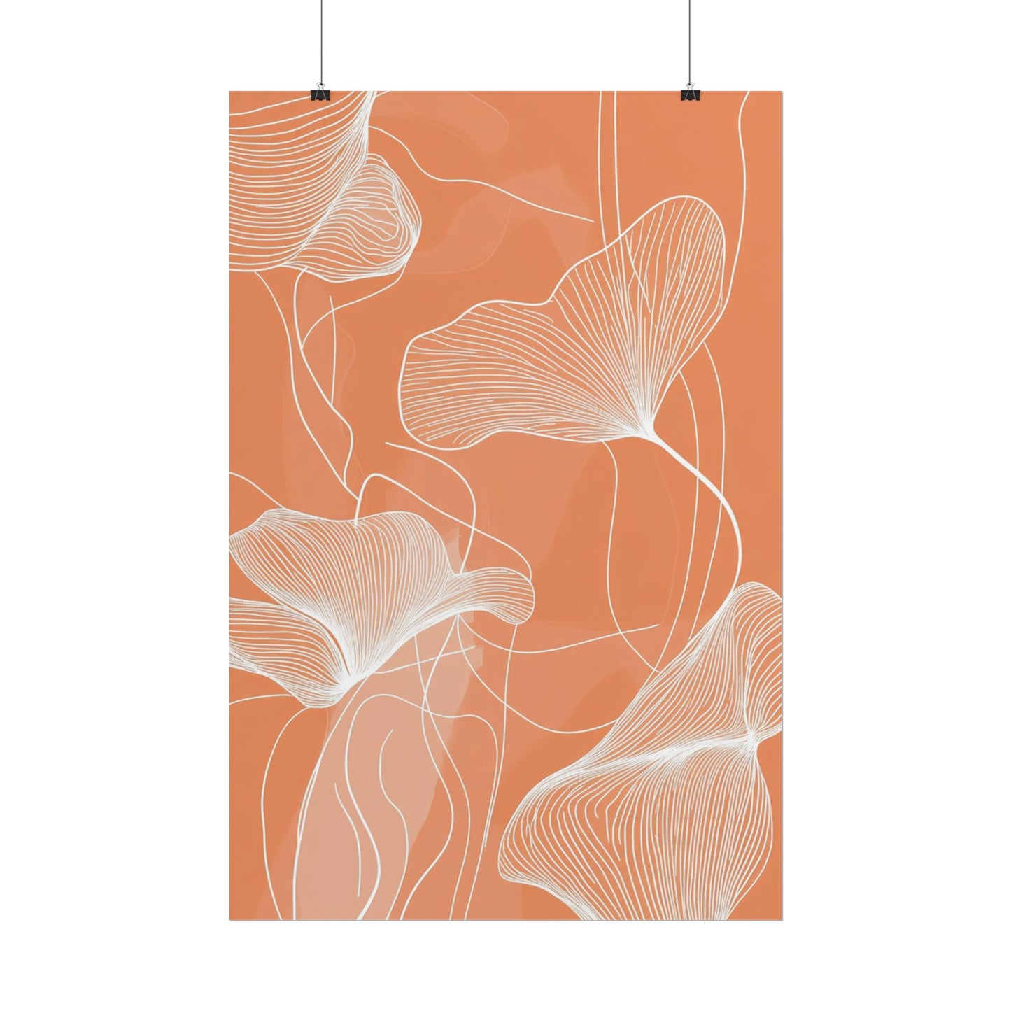 Serene Petals - Modern Abstract Art Print