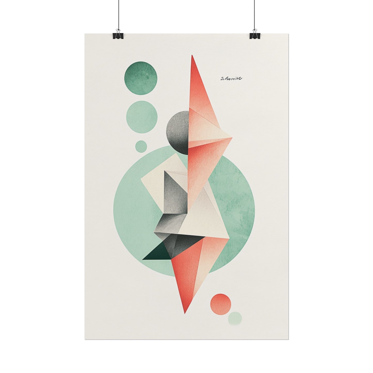 Symmetry in Motion - Geometric Abstract Art Print