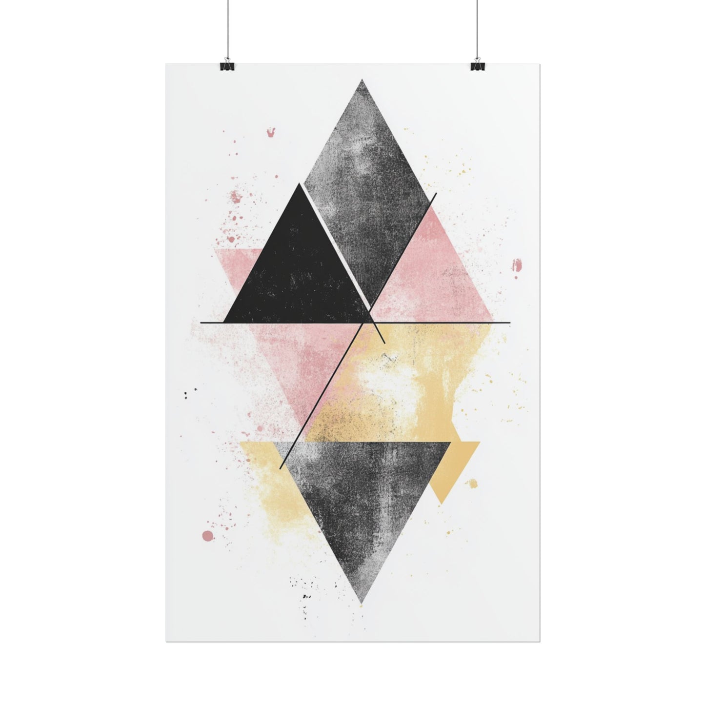 Geometric Symmetry - Abstract Art Print