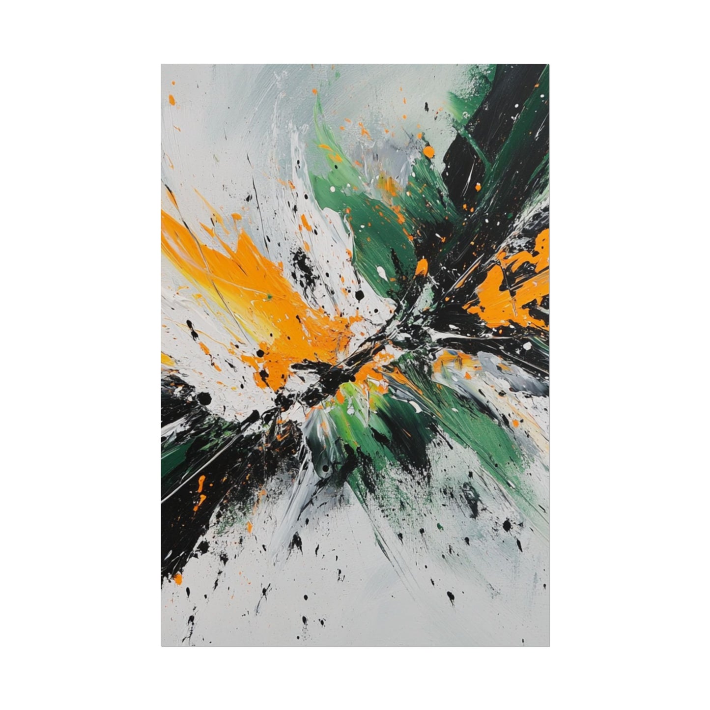 Explosive Energy - Dynamic Abstract Art Print