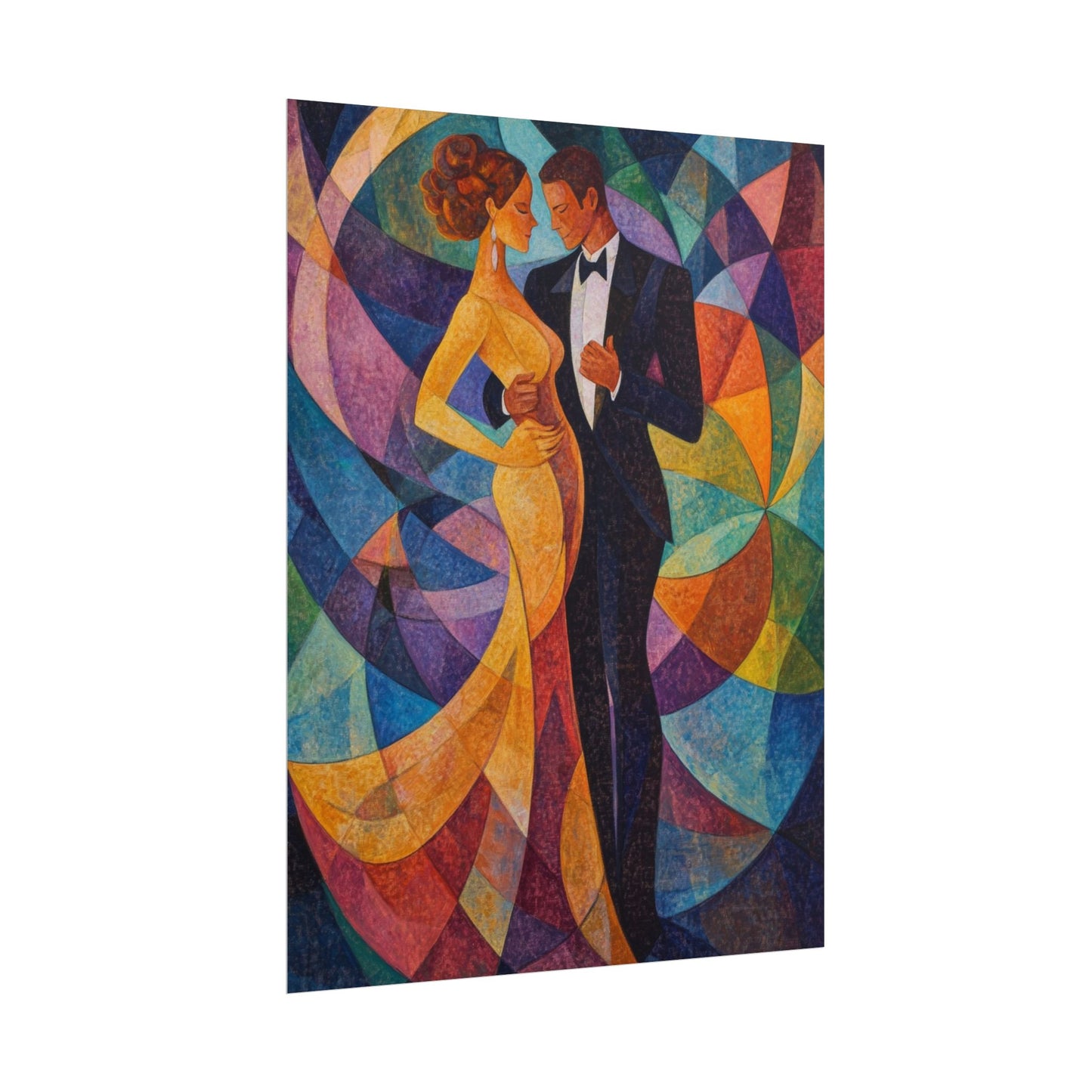 Elegant Dance - Abstract Romantic Art Print