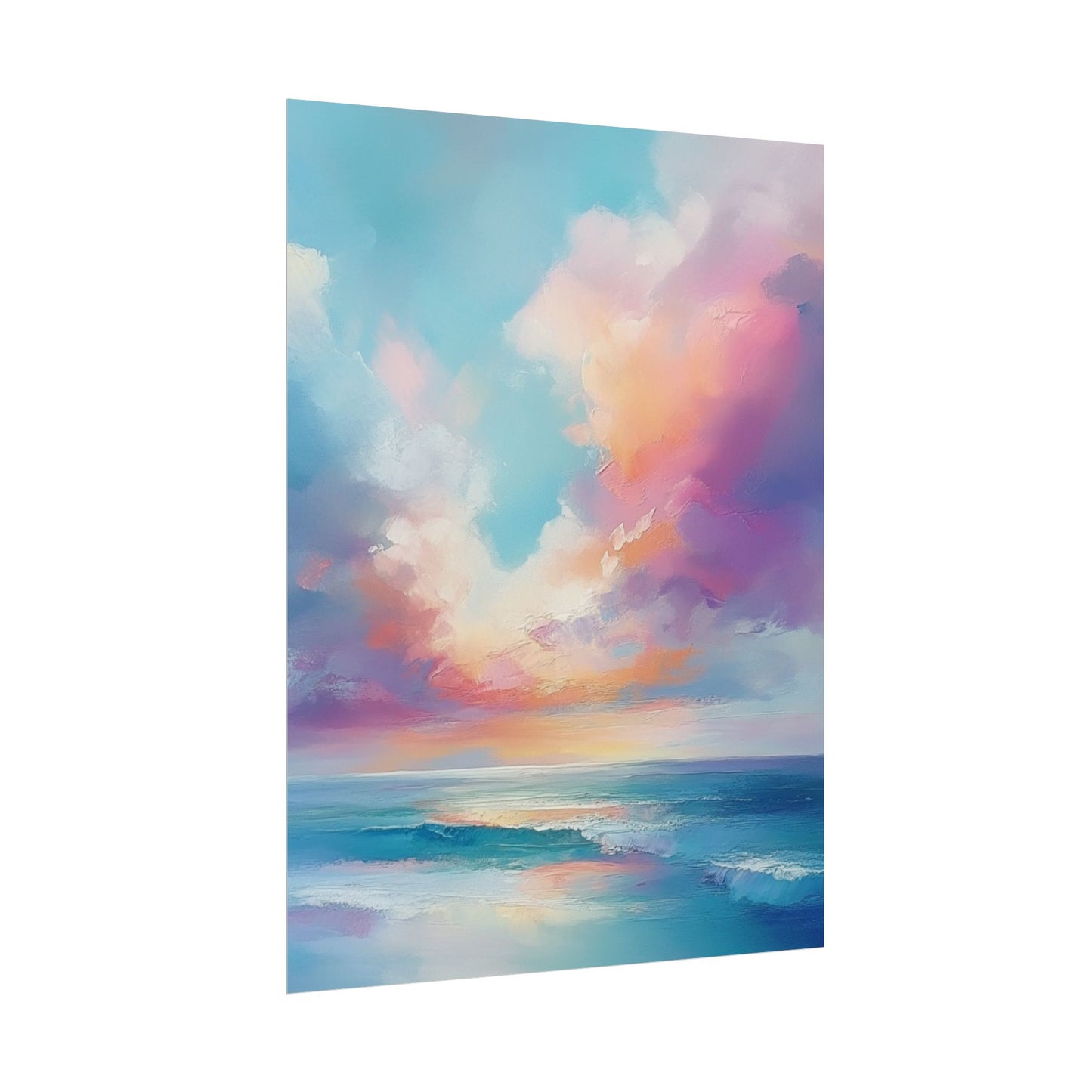 Serenity in Colour - Abstract Sky and Sea Landscape