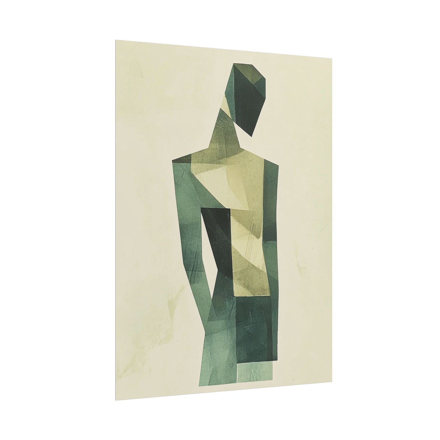 Contemplative Form - Geometric Abstract Art Print