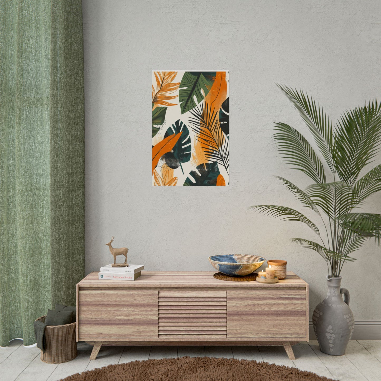 Tropical Fusion - Abstract Botanical Art Print