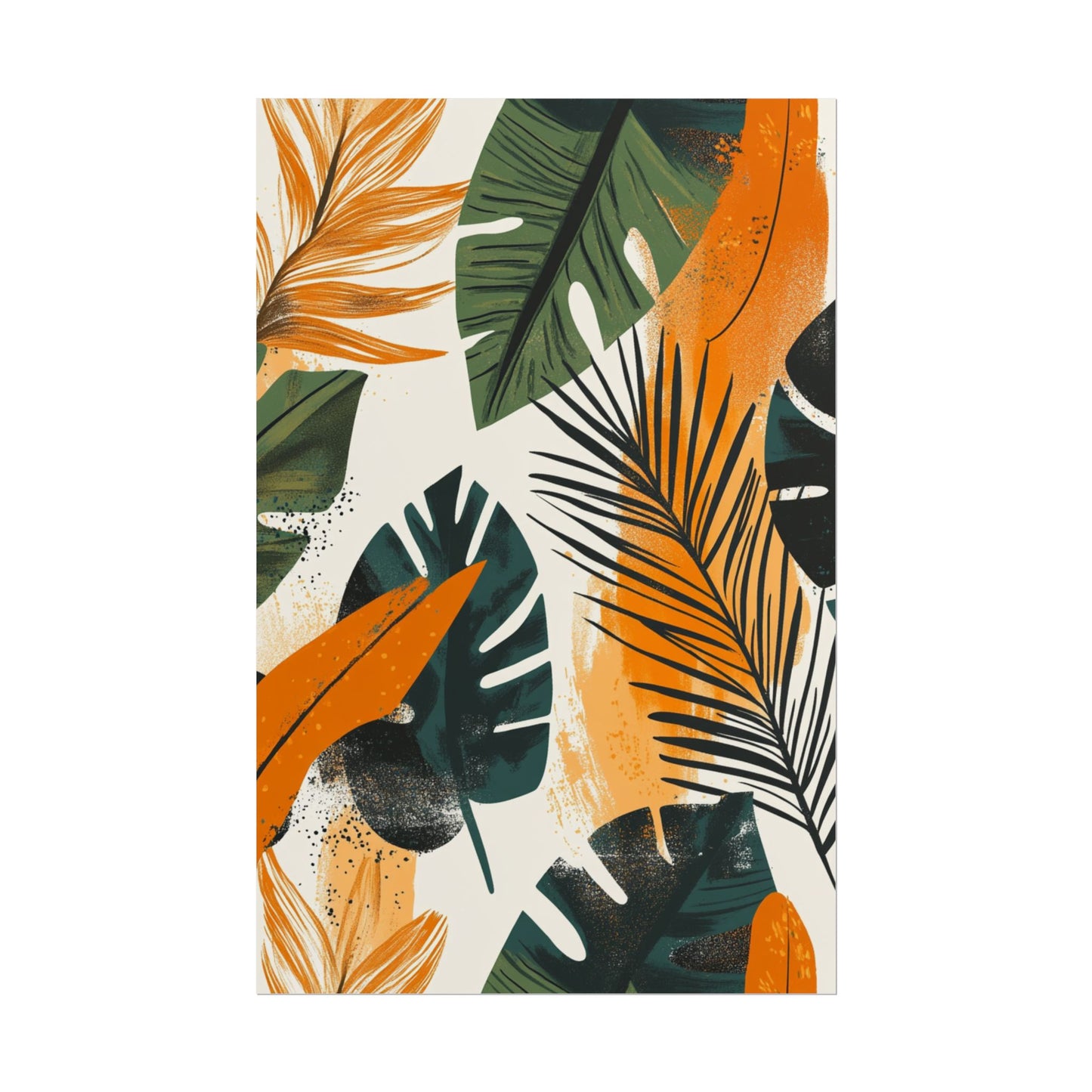 Tropical Fusion - Abstract Botanical Art Print