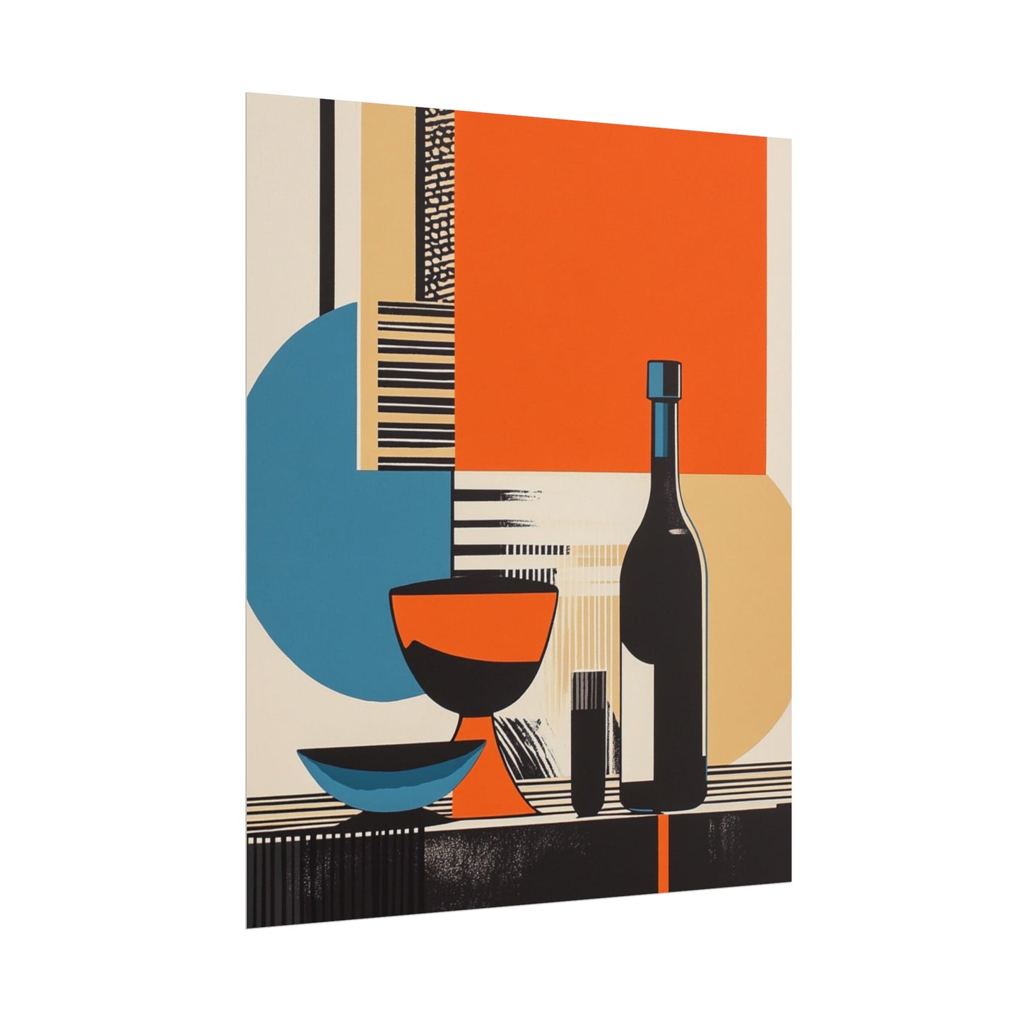 Modernist Still Life - Abstract Geometric Art Print