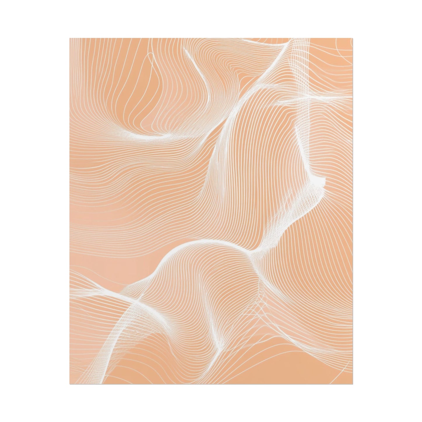 Ethereal Waves - Minimalist Abstract Art Print