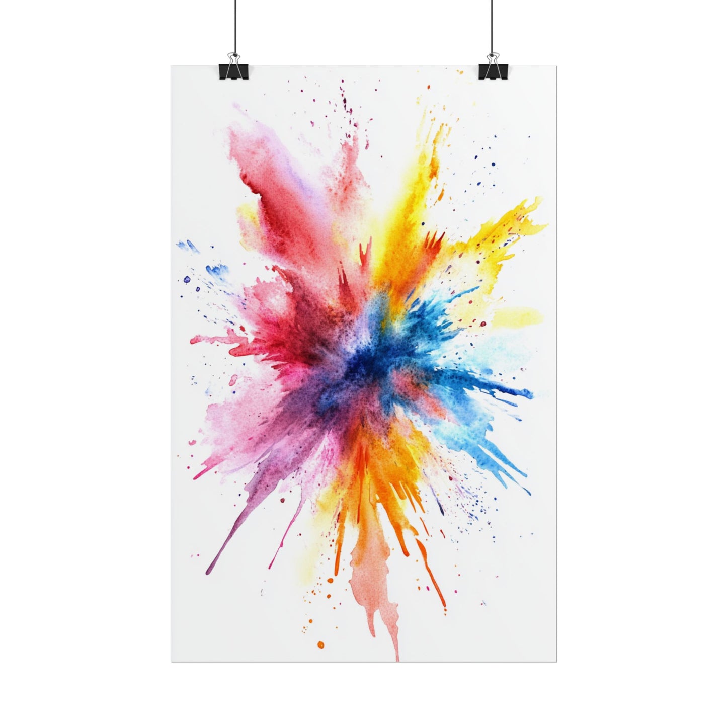 Explosion of Colour - Vibrant Abstract Burst Art