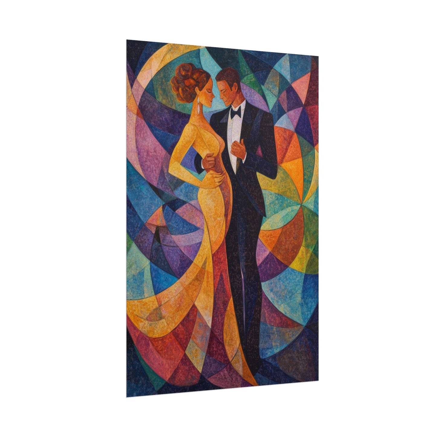 Elegant Dance - Abstract Romantic Art Print