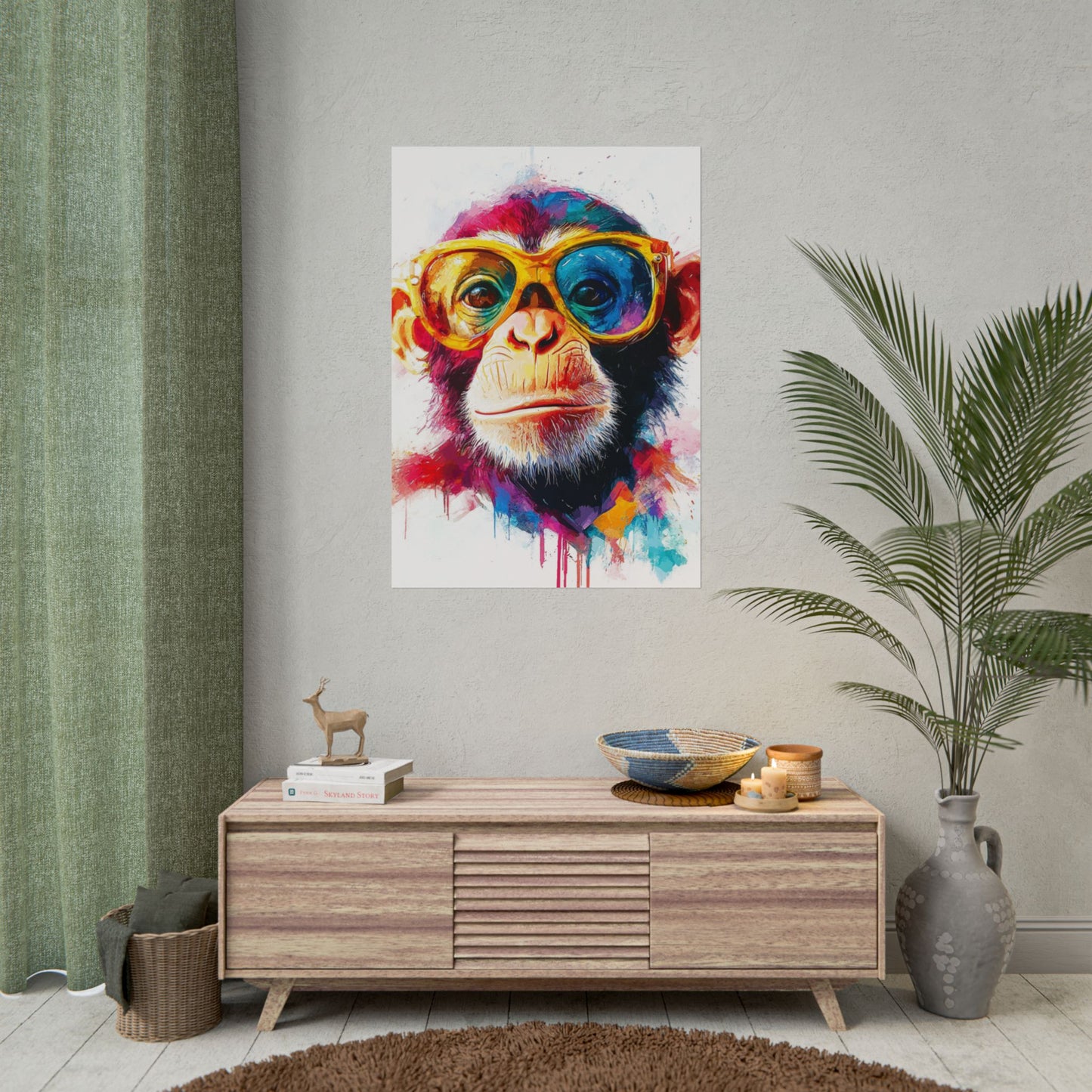 Cool Chimp - Abstract Art with a Splash of Colour