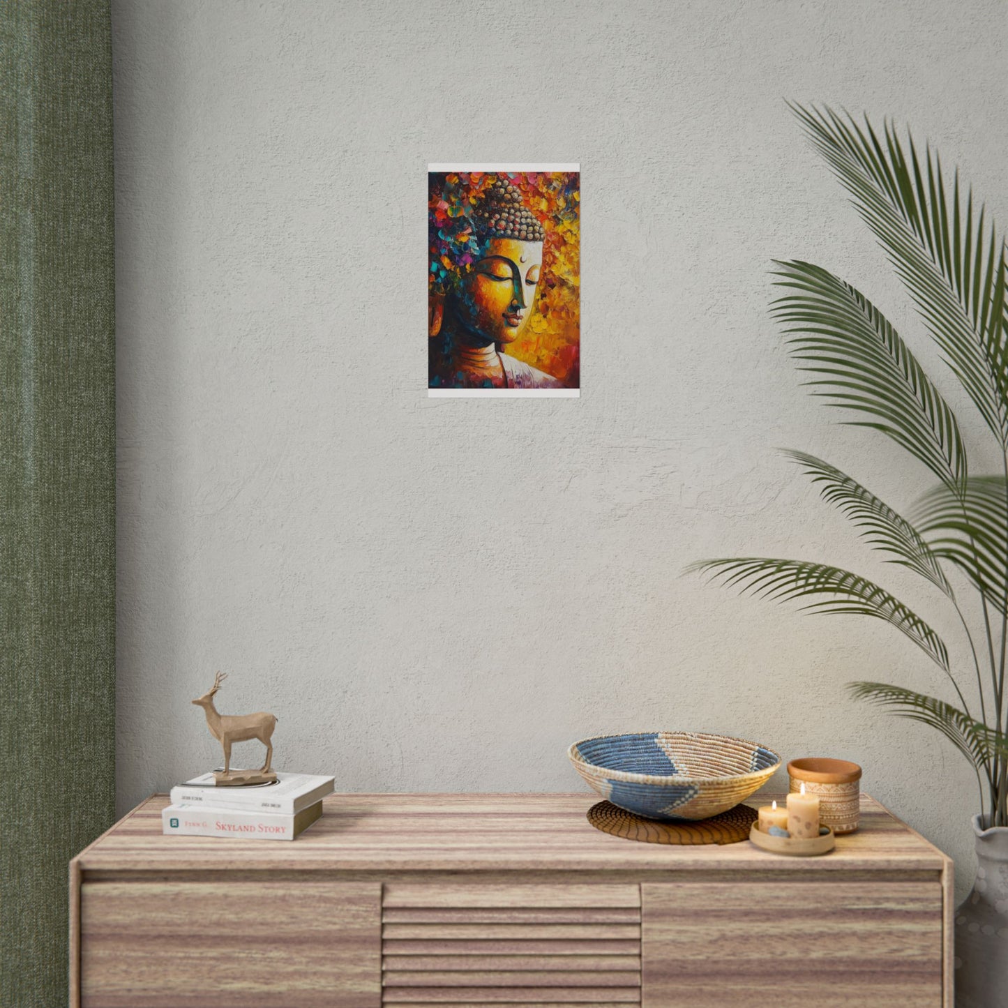 Buddha's Serenity - Abstract Spiritual Art Print