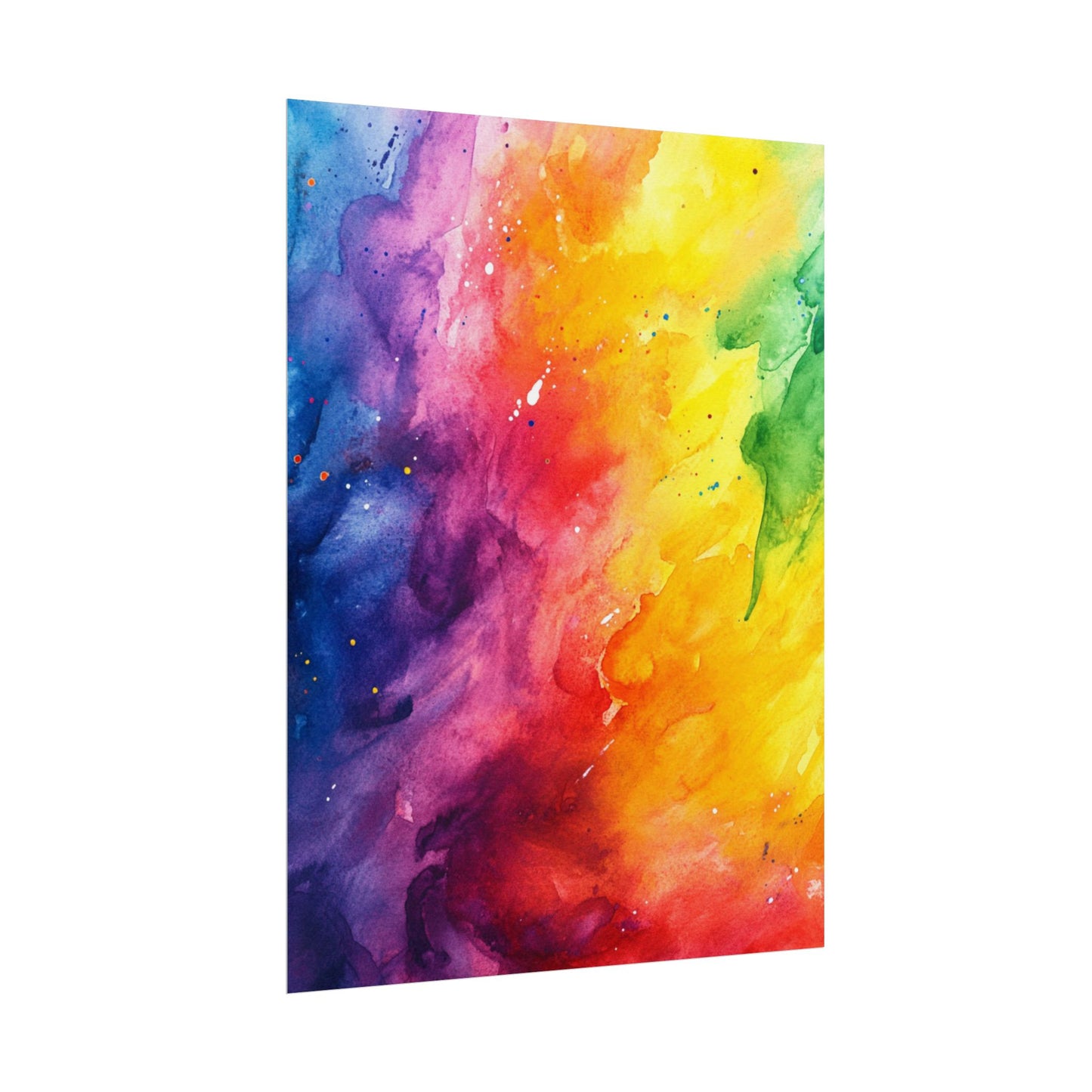 Spectrum of Emotions - Vivid Abstract Watercolour Art