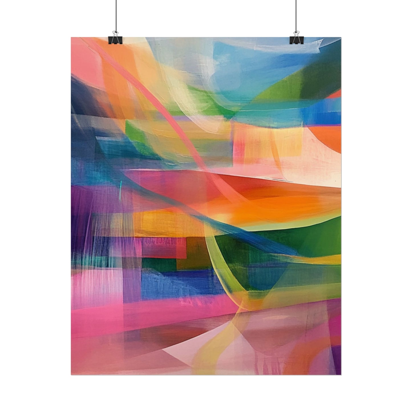 Vibrant Abstract Harmony - Art Print