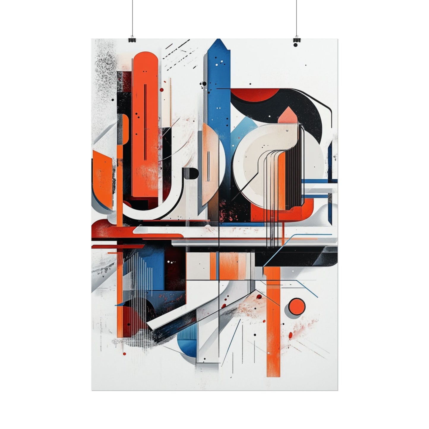 Urban Symphony - Geometric Abstract Art Print