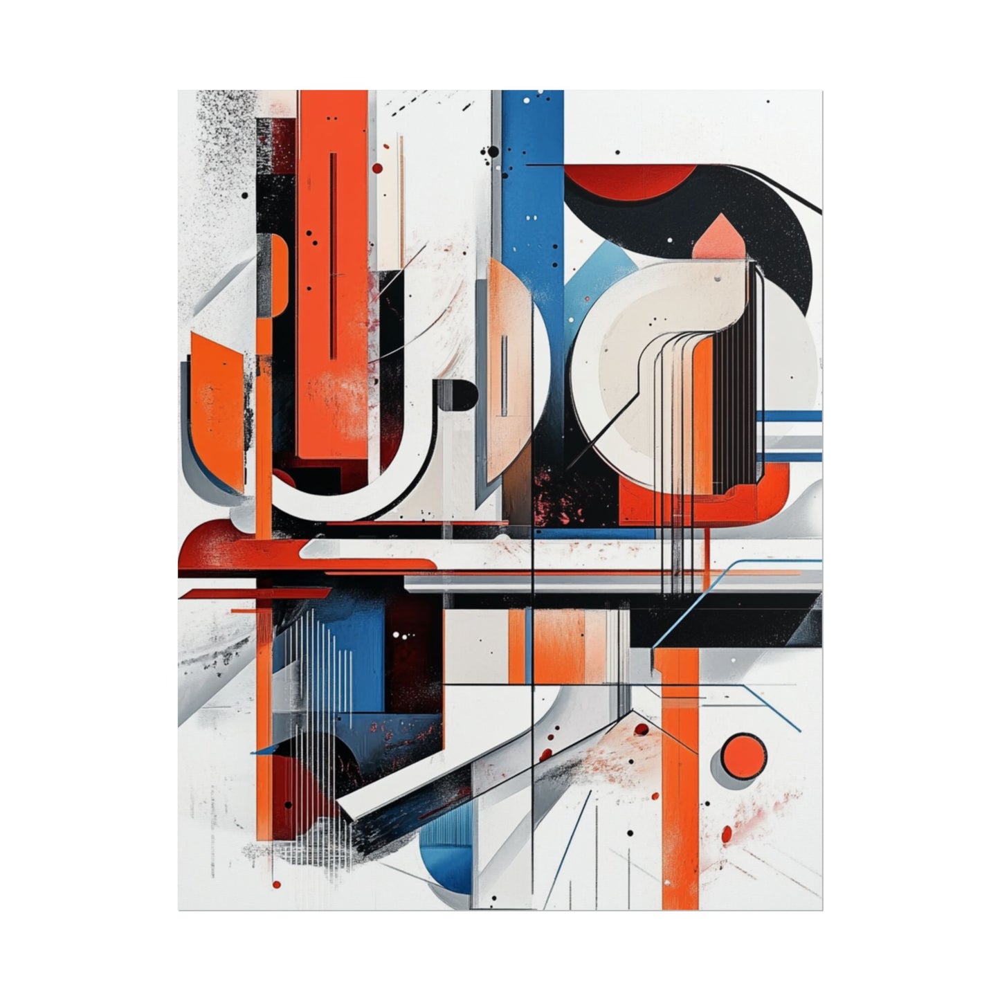 Urban Symphony - Geometric Abstract Art Print