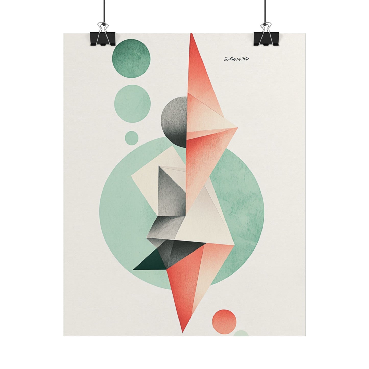 Symmetry in Motion - Geometric Abstract Art Print