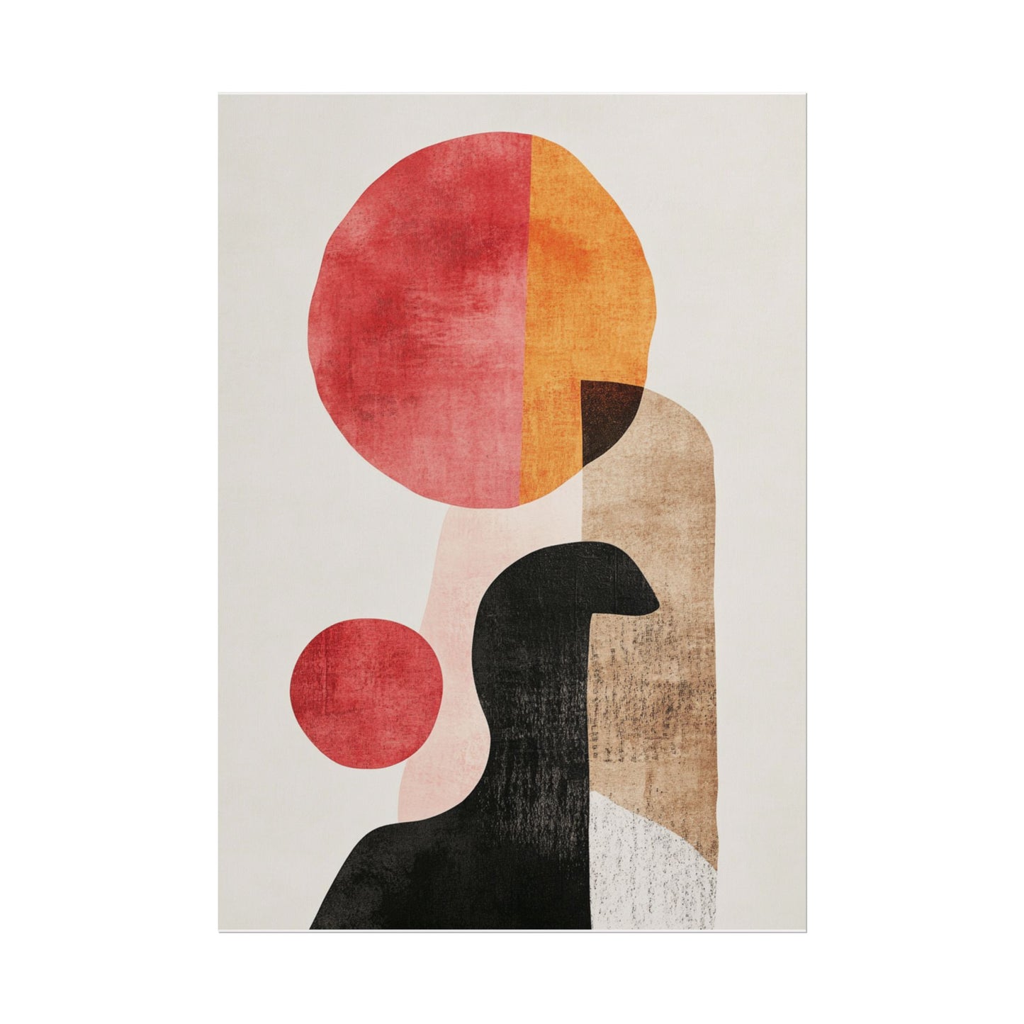 Harmony in Form - Abstract Geometric Art Print