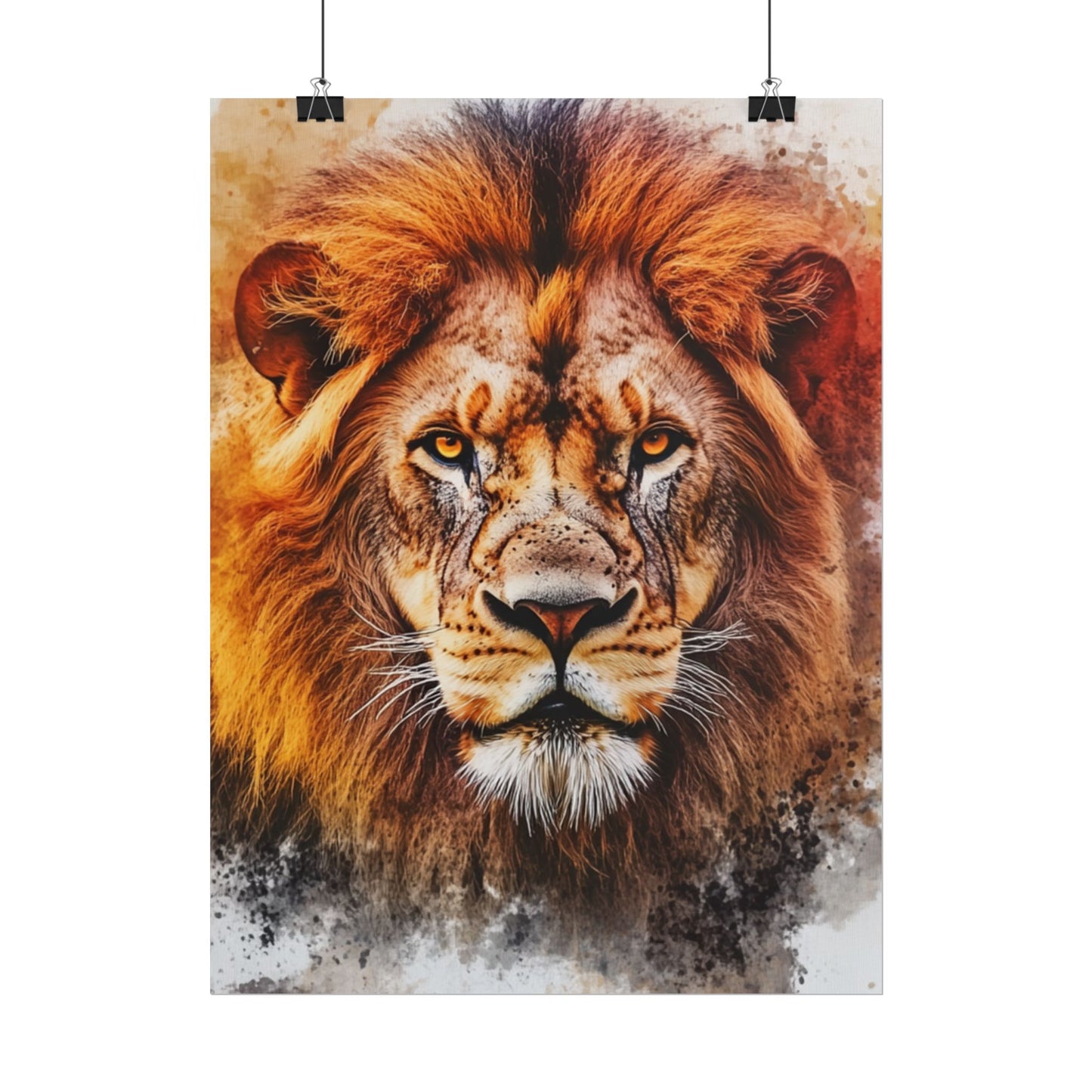 Regal Majesty - Abstract Lion Art Print