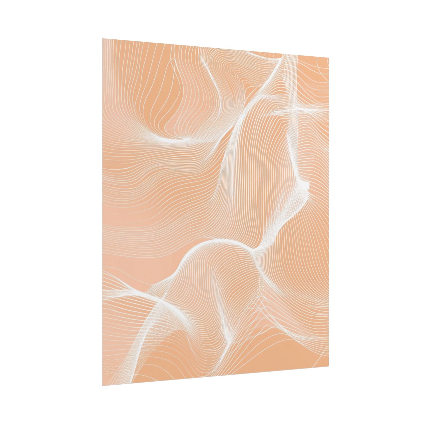 Ethereal Waves - Minimalist Abstract Art Print