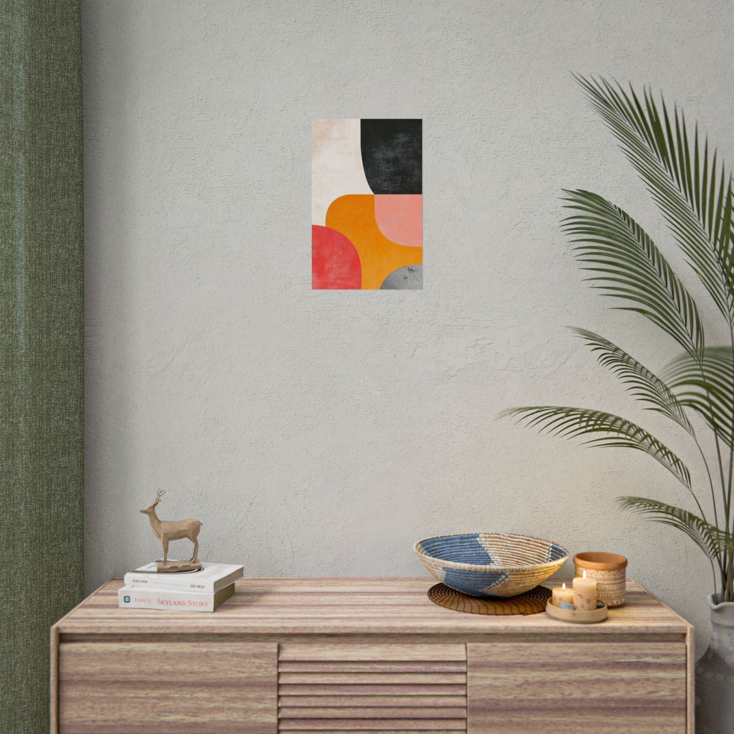 Retro Blocks - Mid-Century Modern Abstract Art Print