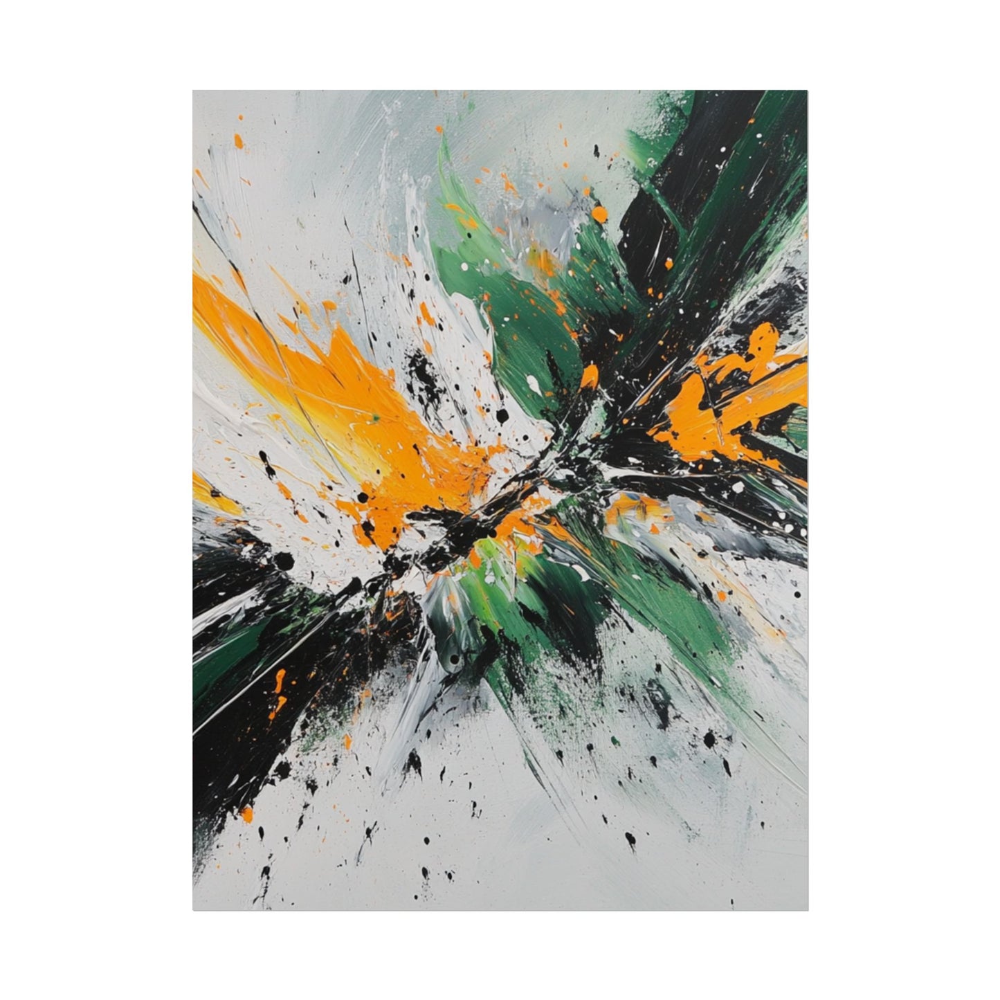 Explosive Energy - Dynamic Abstract Art Print