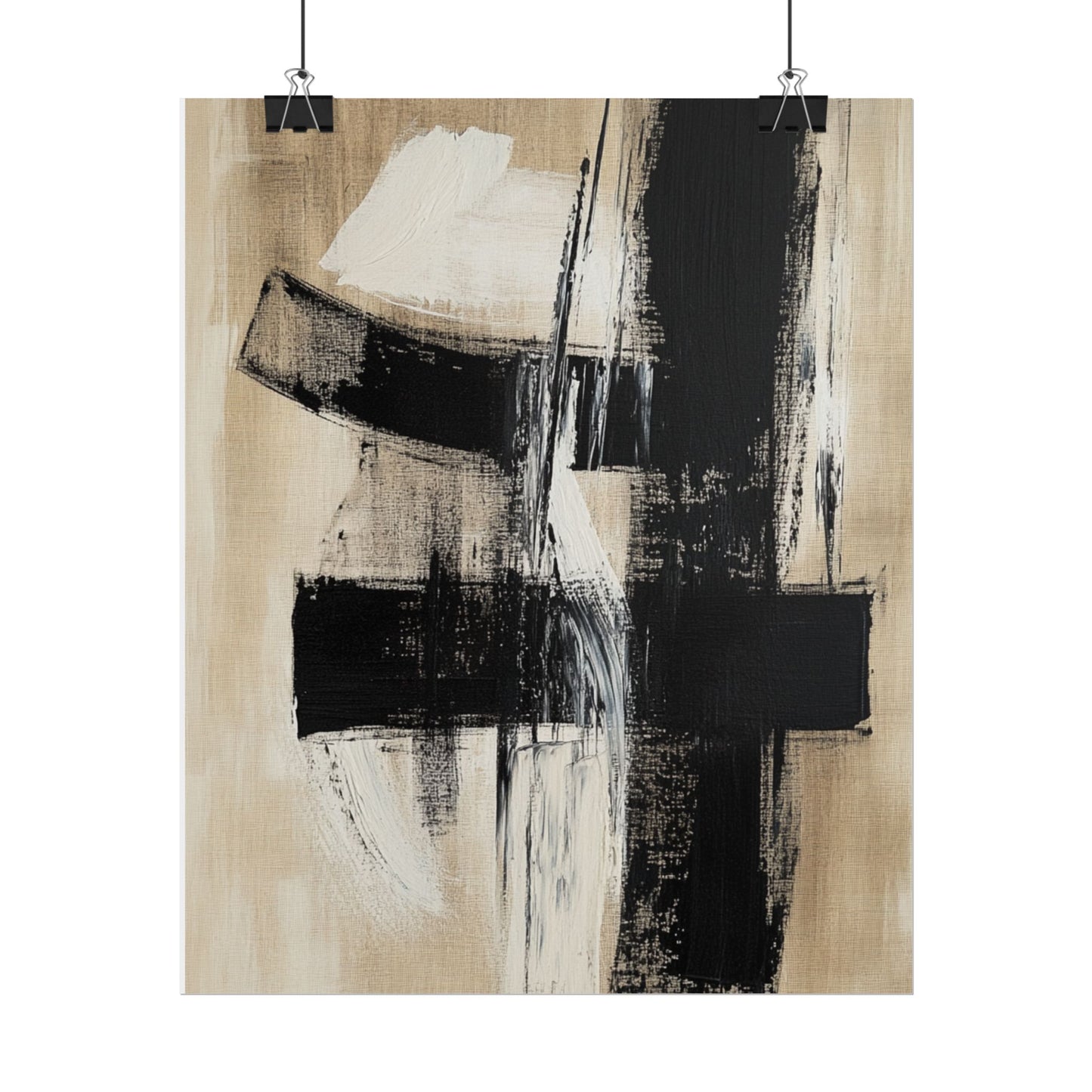 Muted Elegance - Minimalist Abstract Art Print