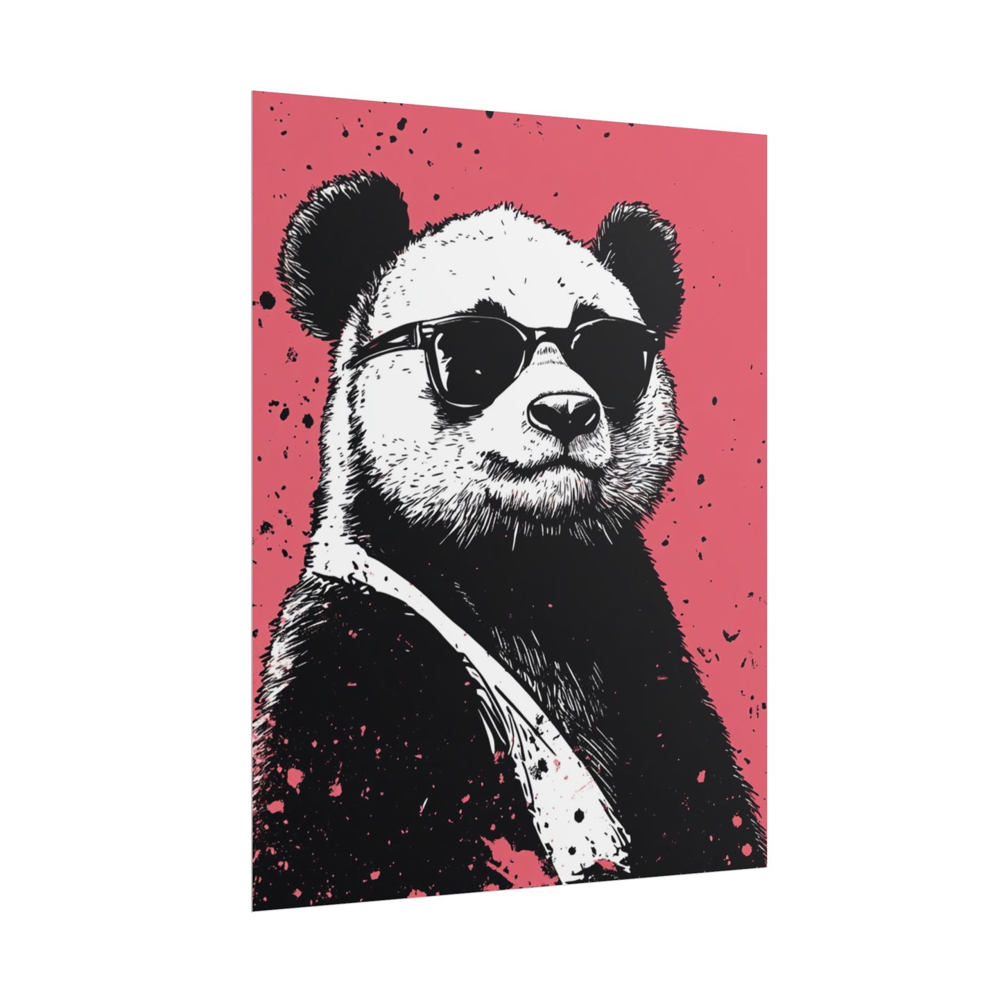 Cool Panda - Street Style Abstract Art Print