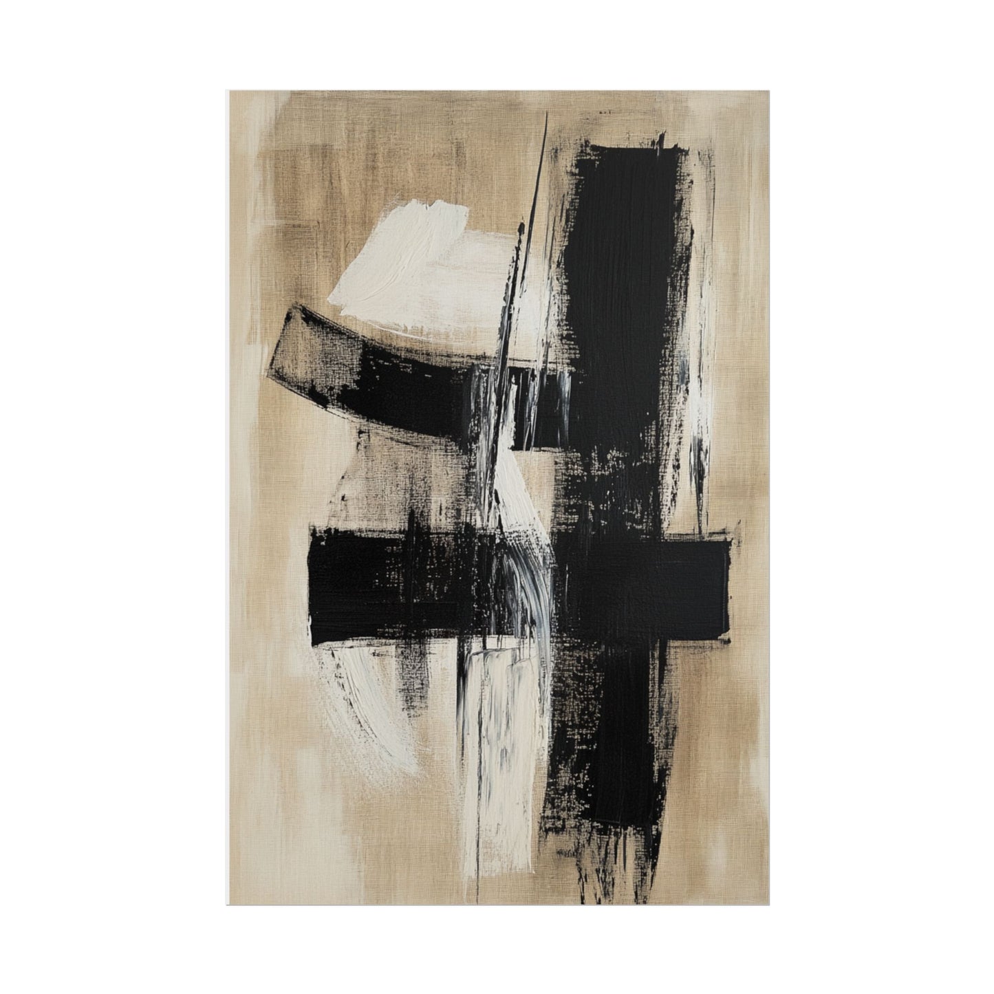 Muted Elegance - Minimalist Abstract Art Print