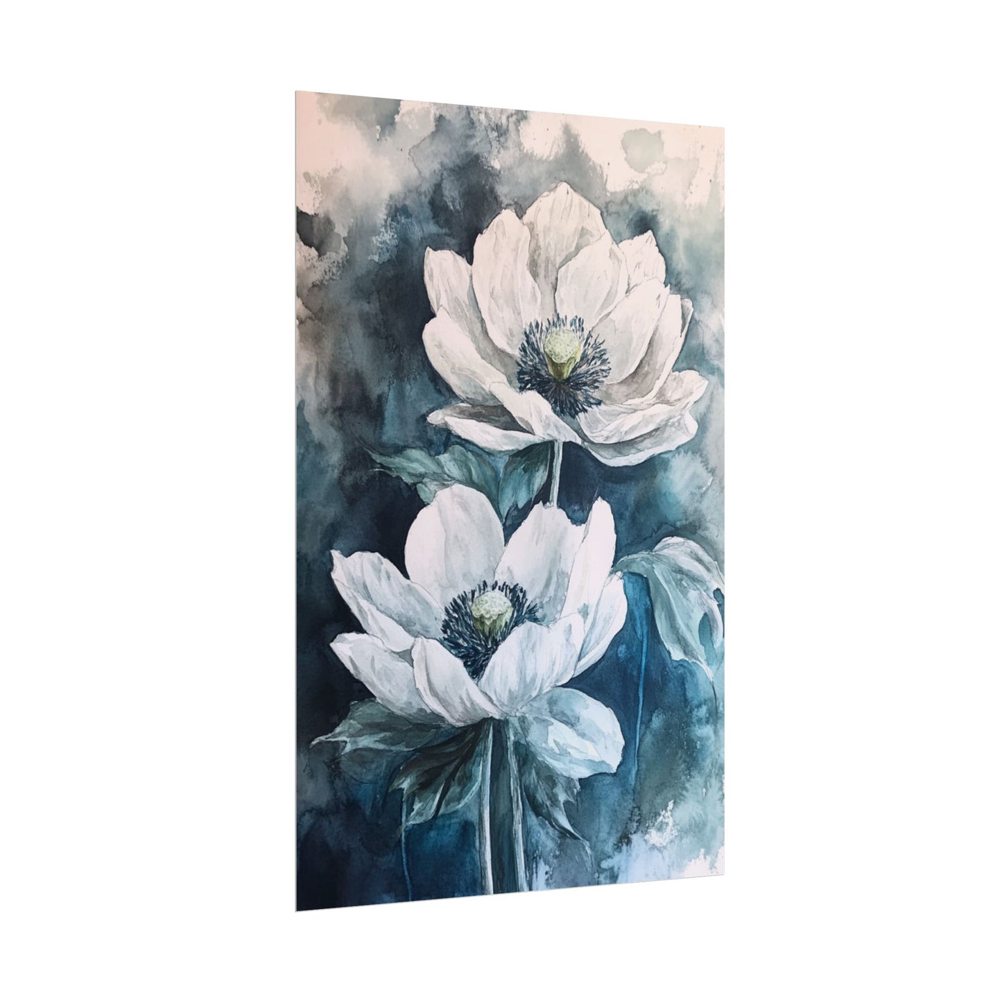 Ethereal Blooms - Abstract Floral Art in Soft Tones