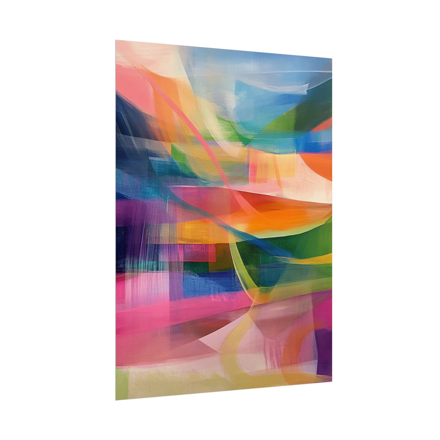 Vibrant Abstract Harmony - Art Print