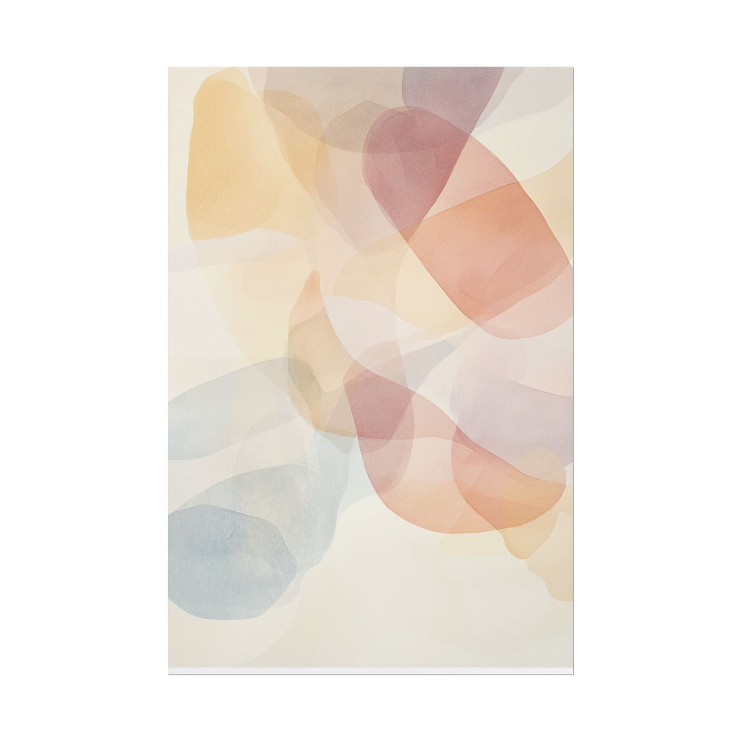 Flowing Harmony - Abstract Watercolour Print