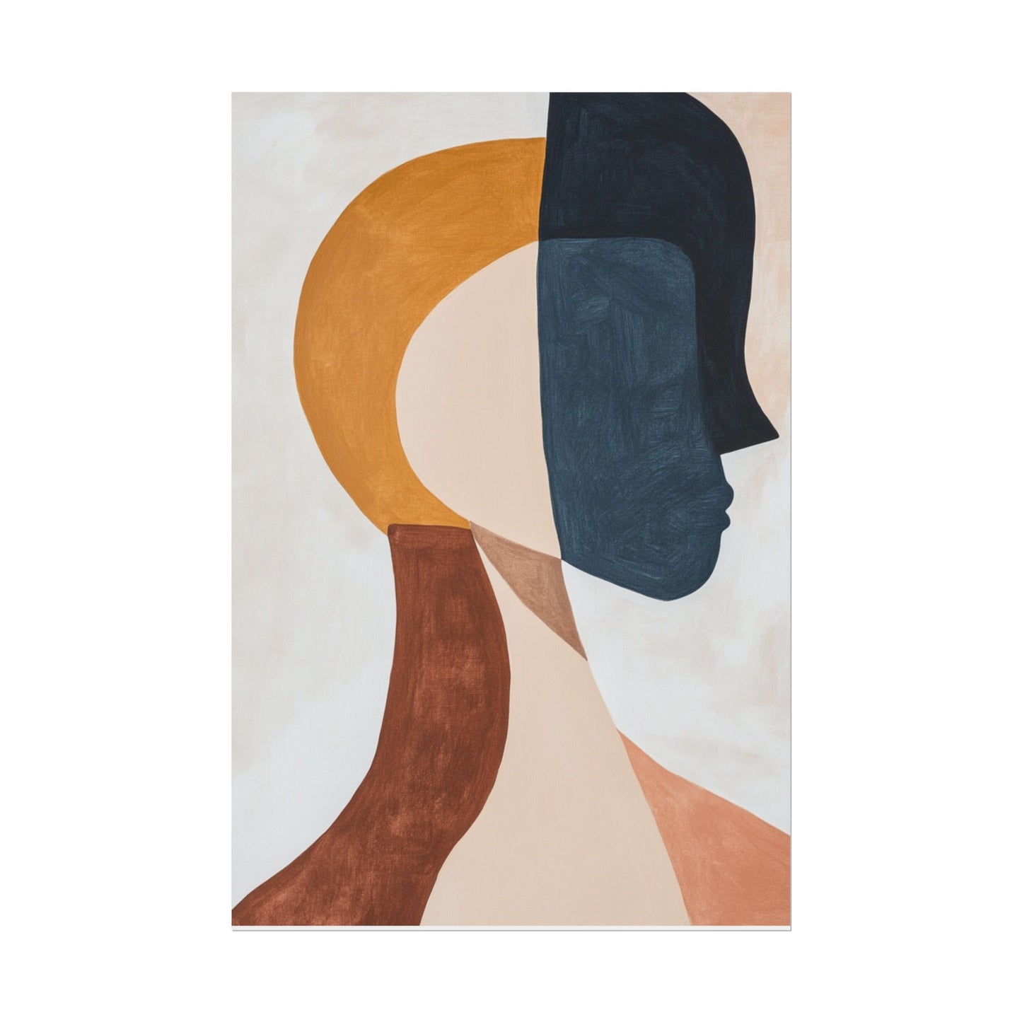 Dual Perspectives - Abstract Silhouette Art Print