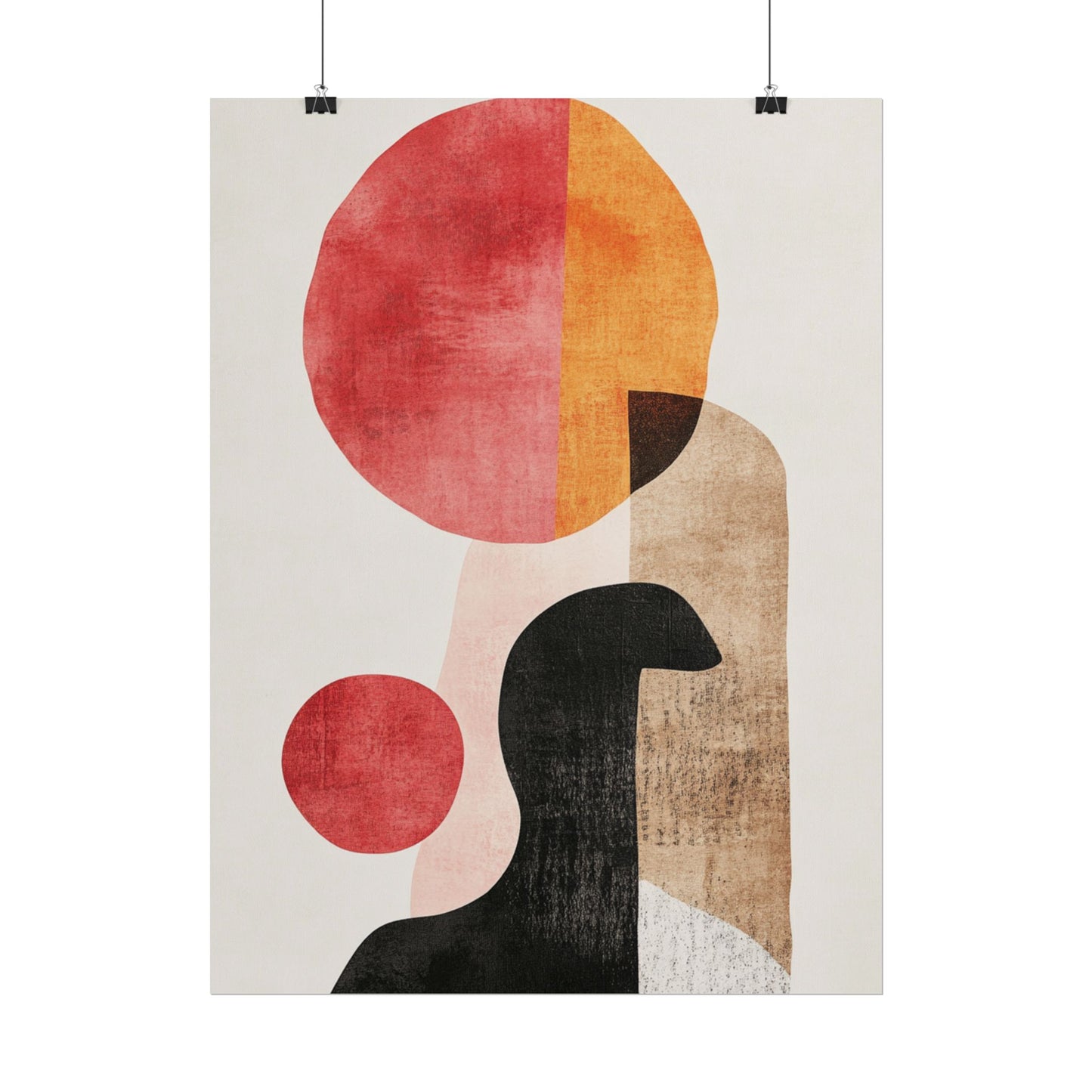 Harmony in Form - Abstract Geometric Art Print