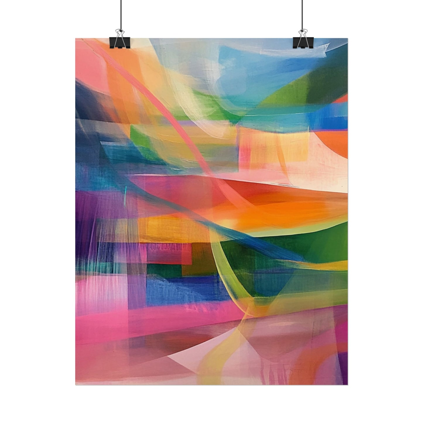 Vibrant Abstract Harmony - Art Print