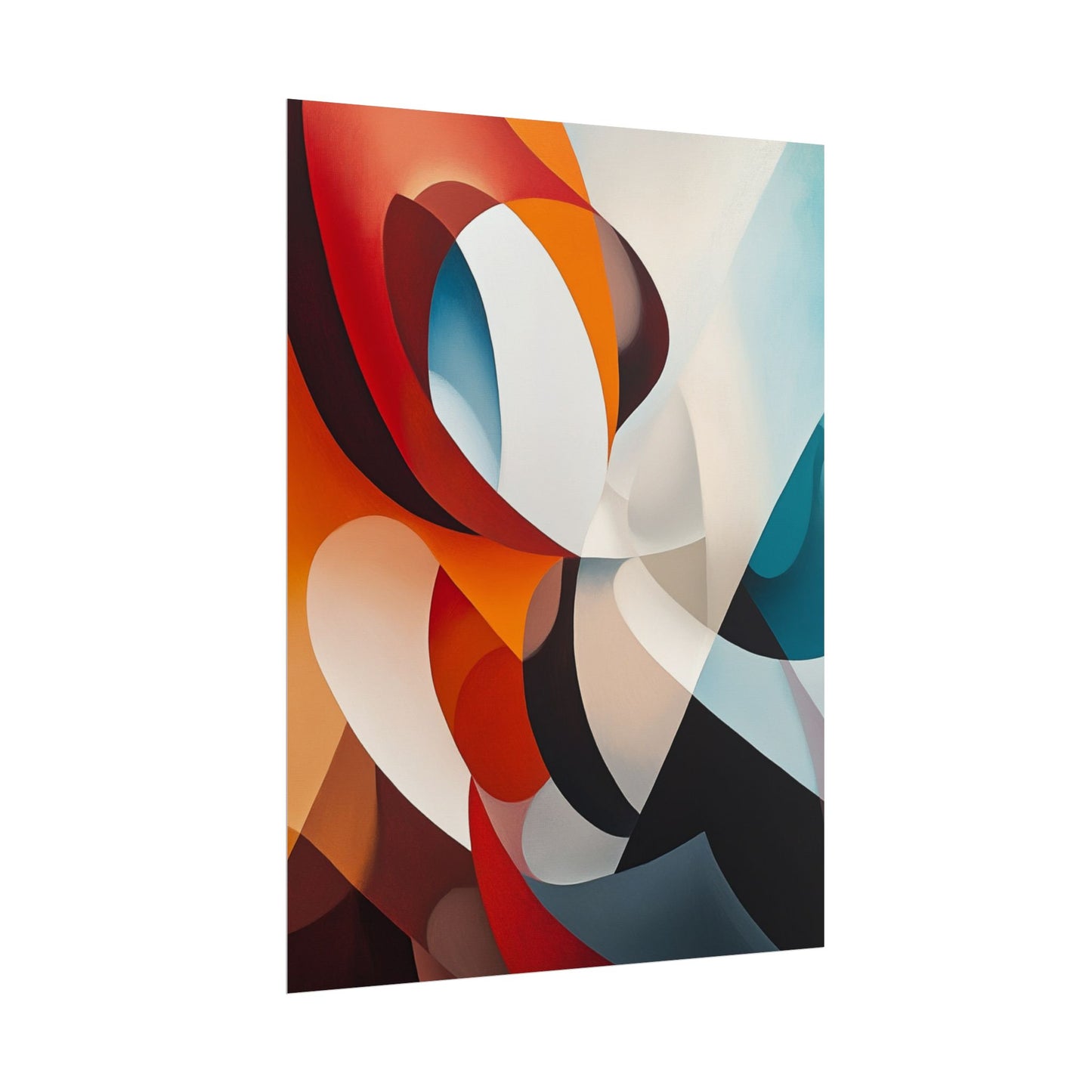 Dynamic Curves - Modern Abstract Art Print