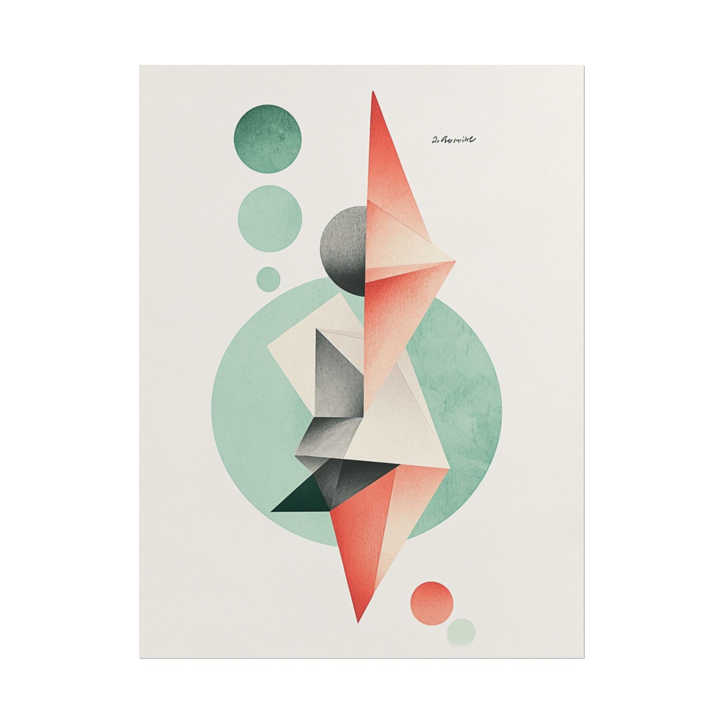 Symmetry in Motion - Geometric Abstract Art Print