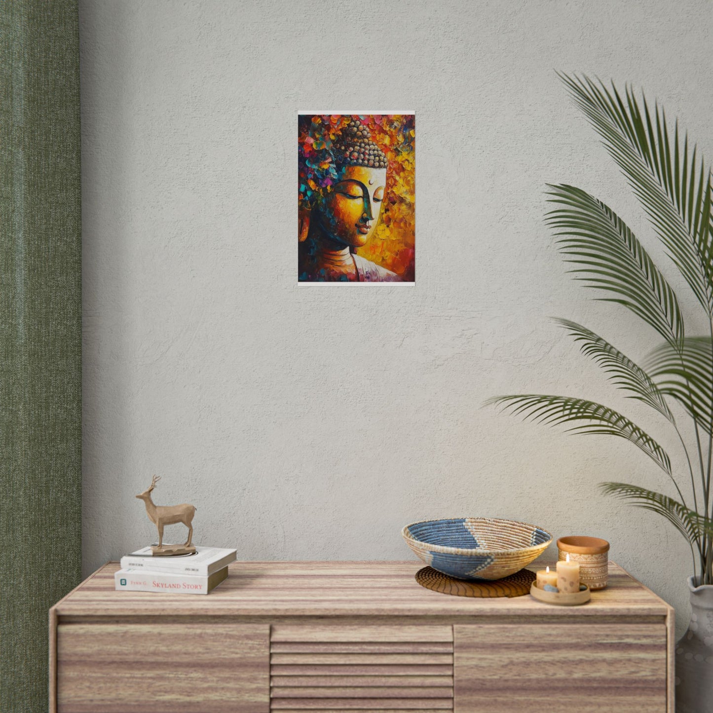 Buddha's Serenity - Abstract Spiritual Art Print