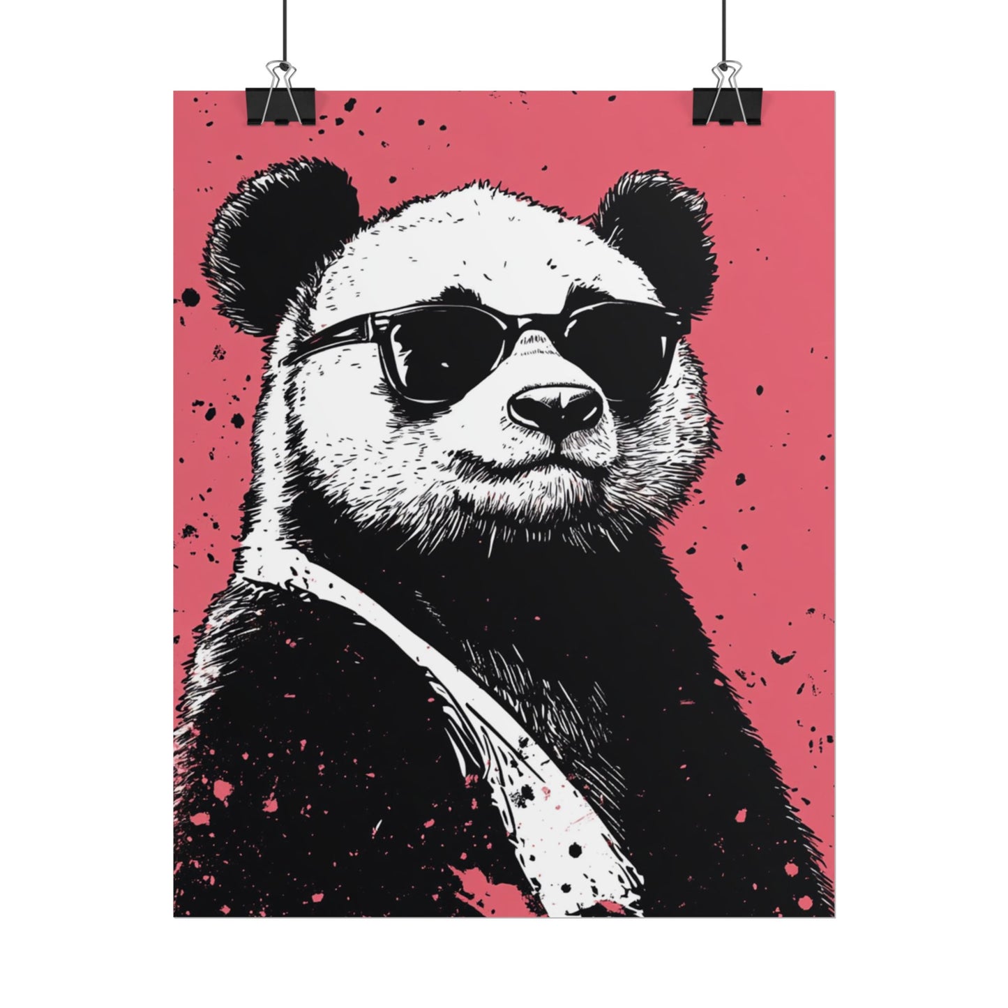 Cool Panda - Street Style Abstract Art Print