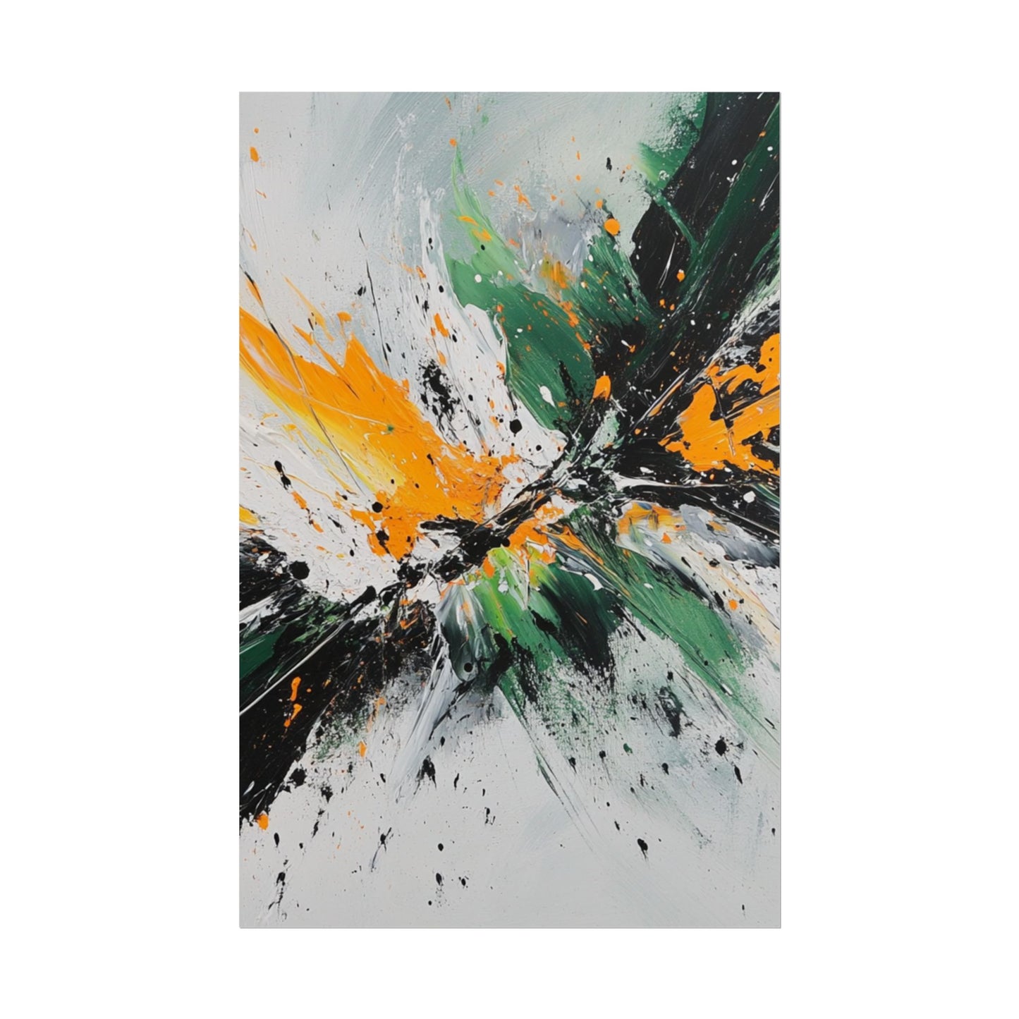 Explosive Energy - Dynamic Abstract Art Print