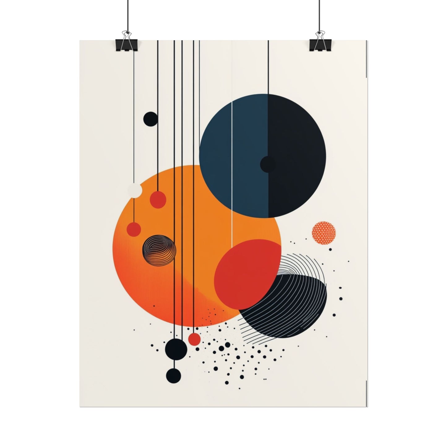 Solar Spheres - Abstract Geometric Art Print