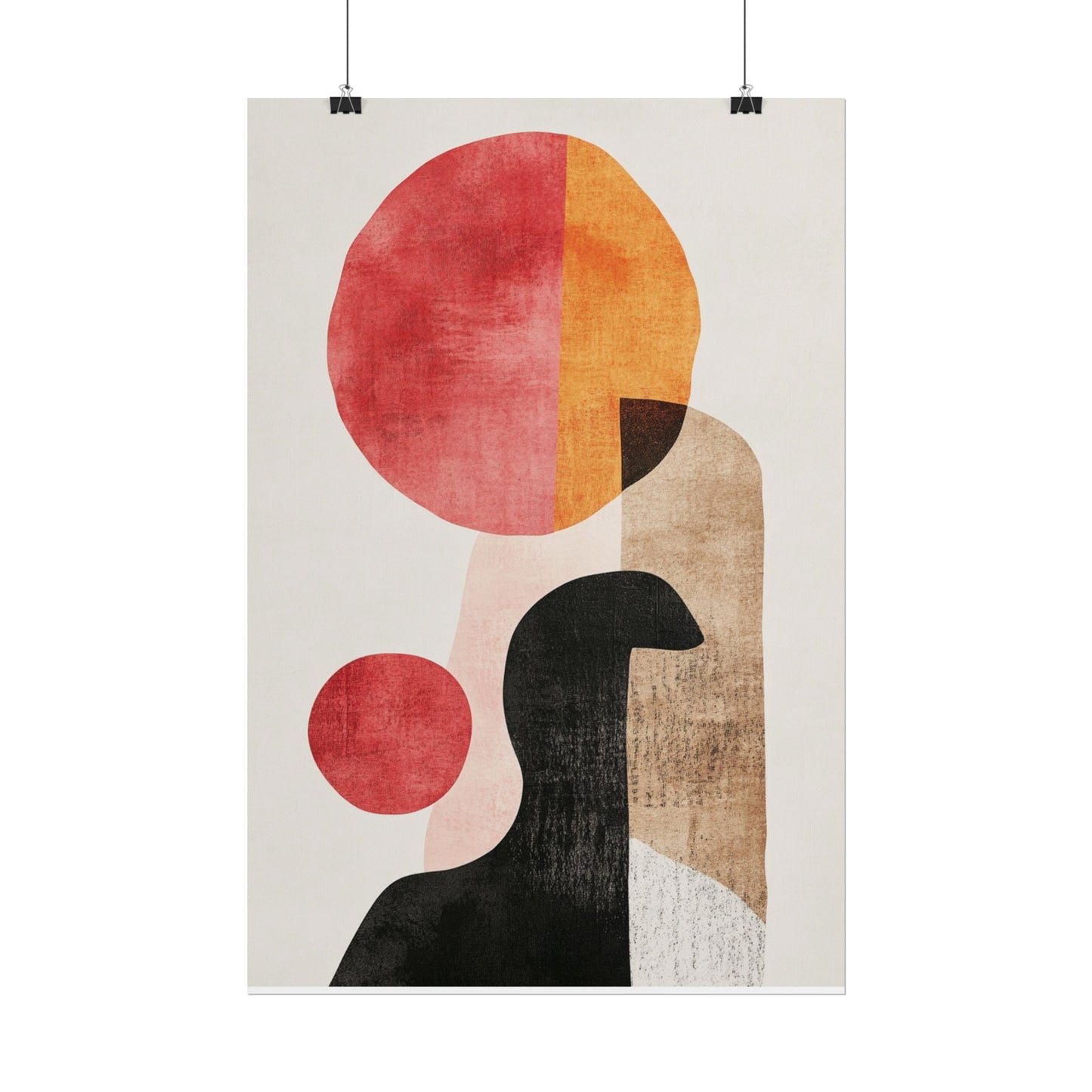 Harmony in Form - Abstract Geometric Art Print