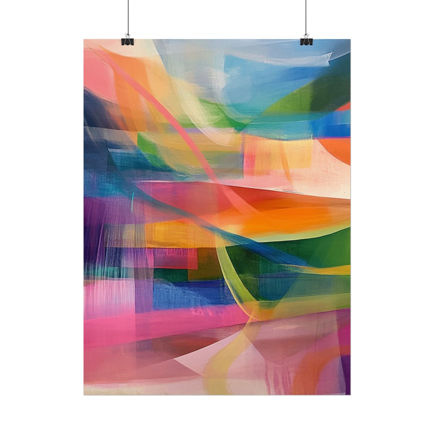 Vibrant Abstract Harmony - Art Print