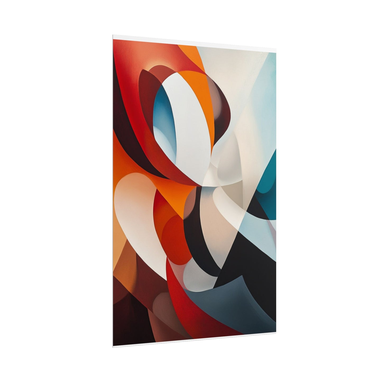 Dynamic Curves - Modern Abstract Art Print