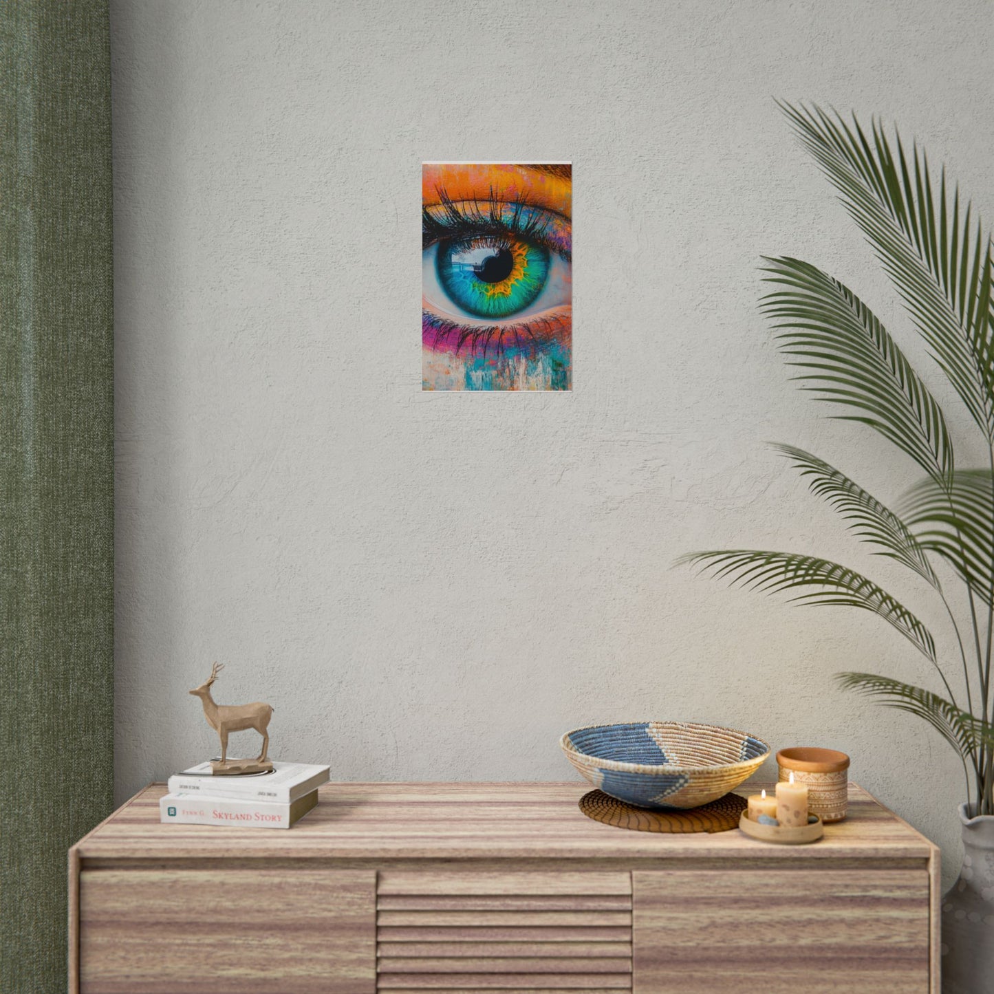 Vivid Gaze - Abstract Eye Art Print