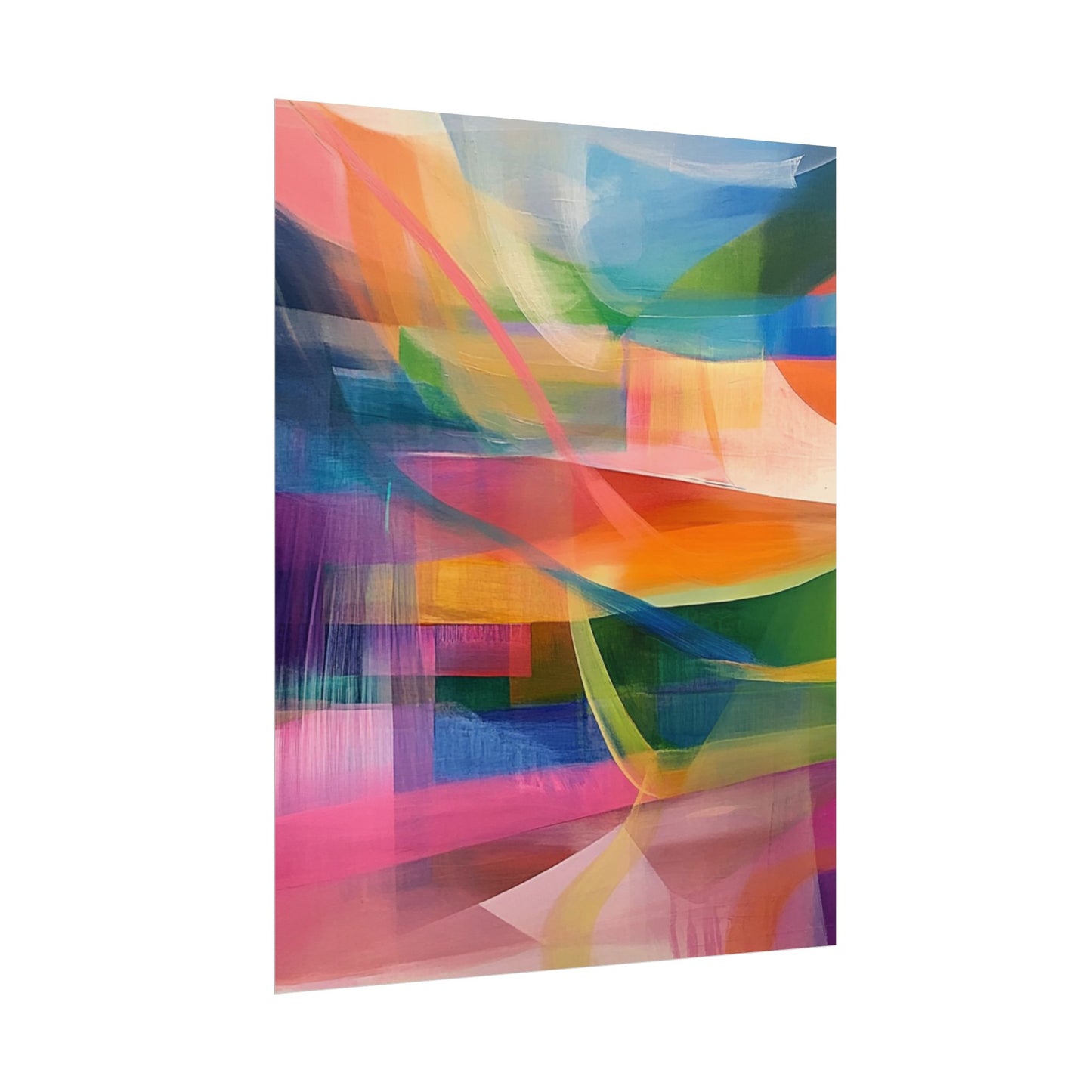 Vibrant Abstract Harmony - Art Print