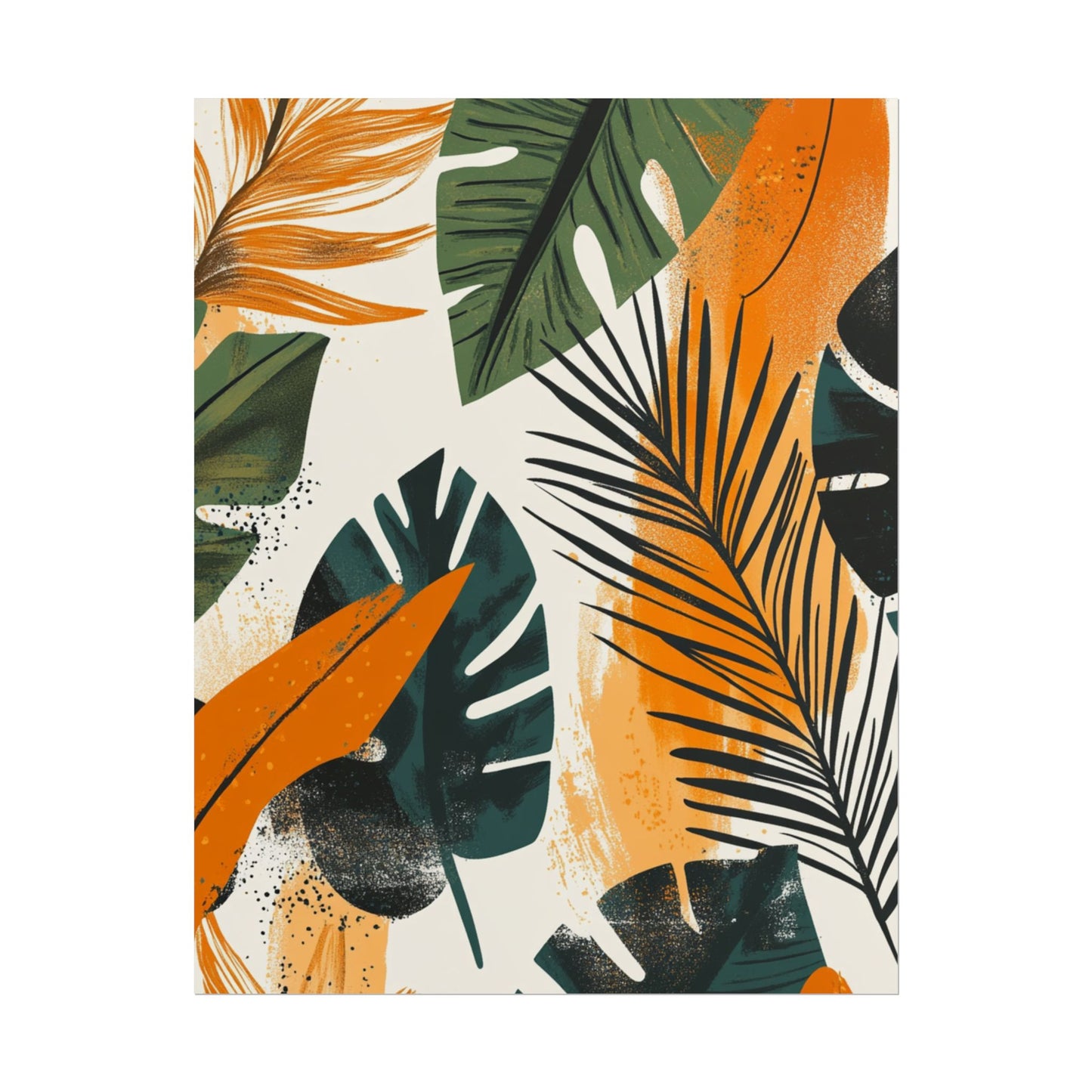 Tropical Fusion - Abstract Botanical Art Print