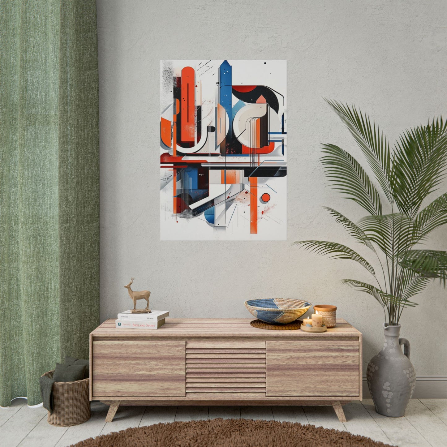 Urban Symphony - Geometric Abstract Art Print